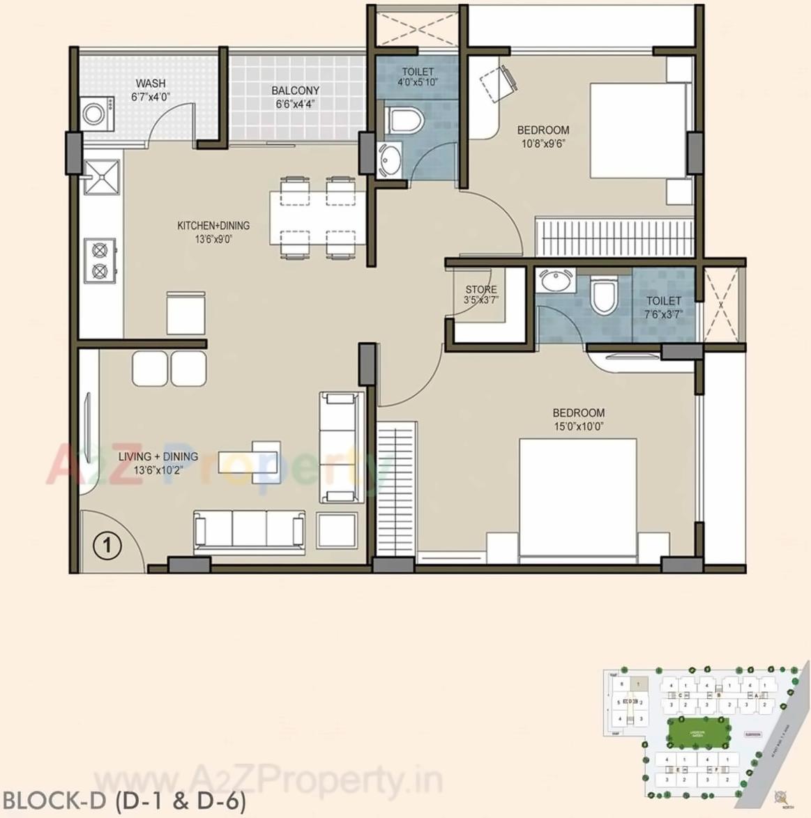 Layout of real estate project Indraprasth Homes located at Makarba, Ahmedabad, Gujarat