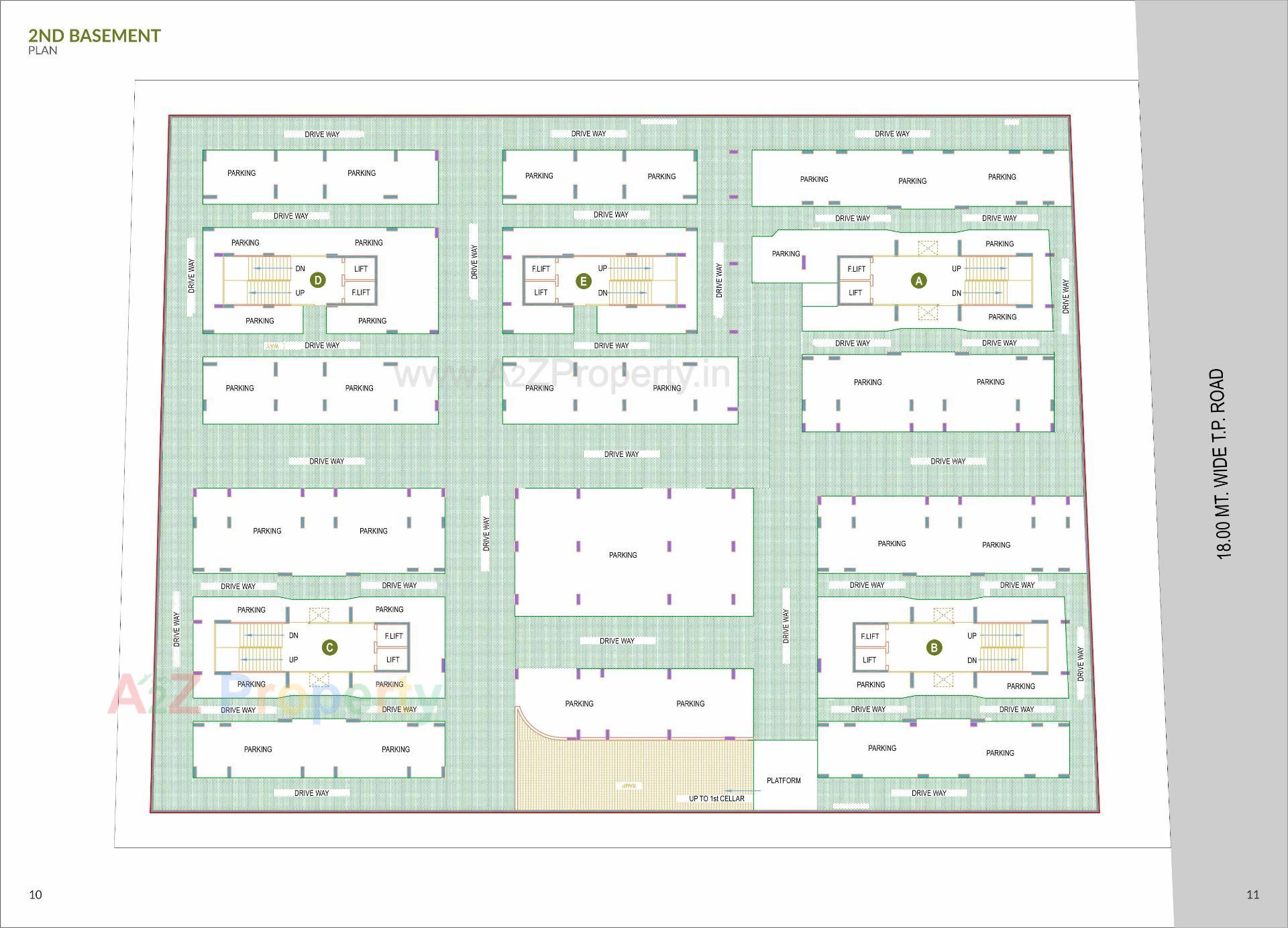 Layout of real estate project Indraprasth Ixora located at Shela, Ahmedabad, Gujarat