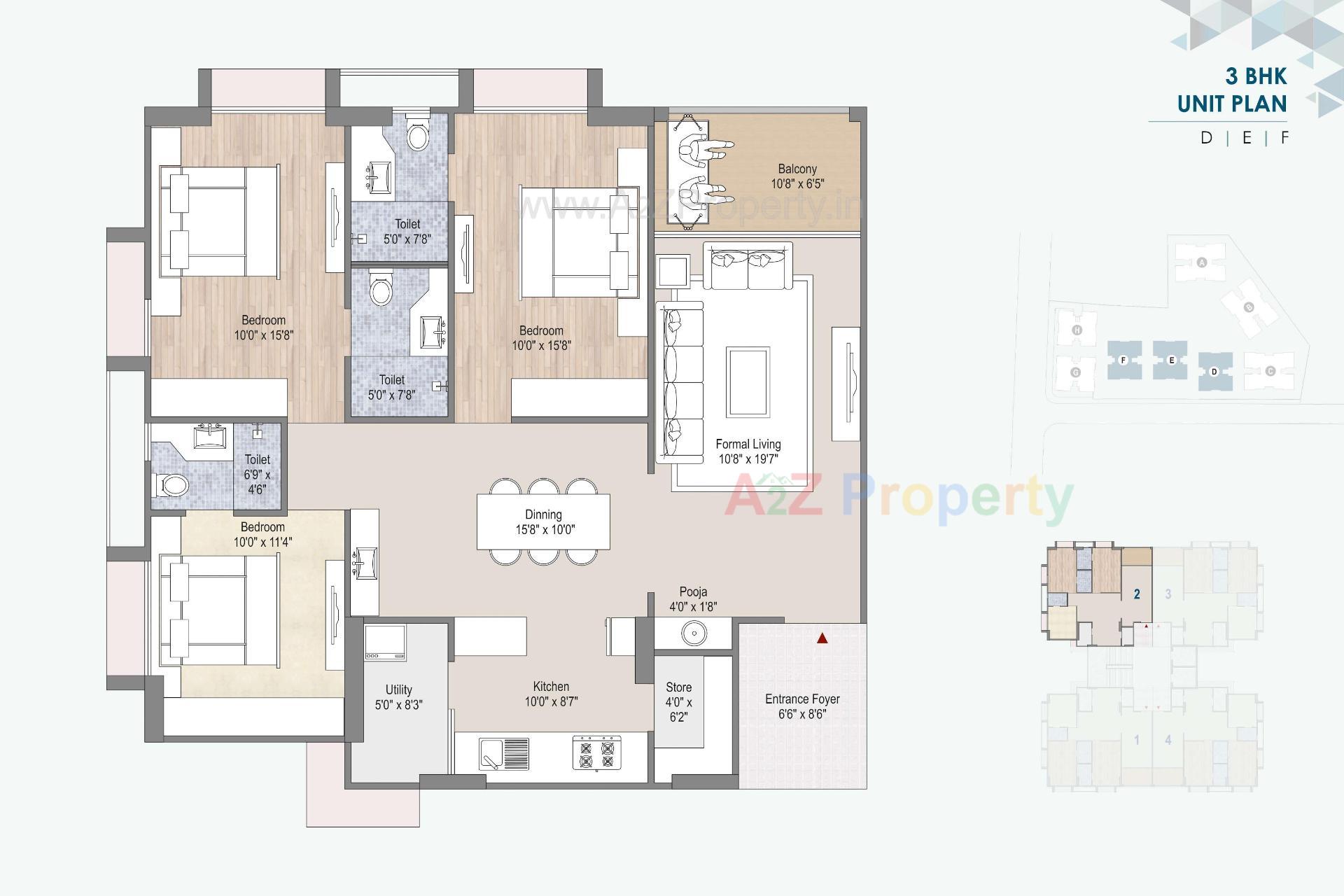 Layout of real estate project Indraprasth Saptak located at Vadaj, Ahmedabad, Gujarat
