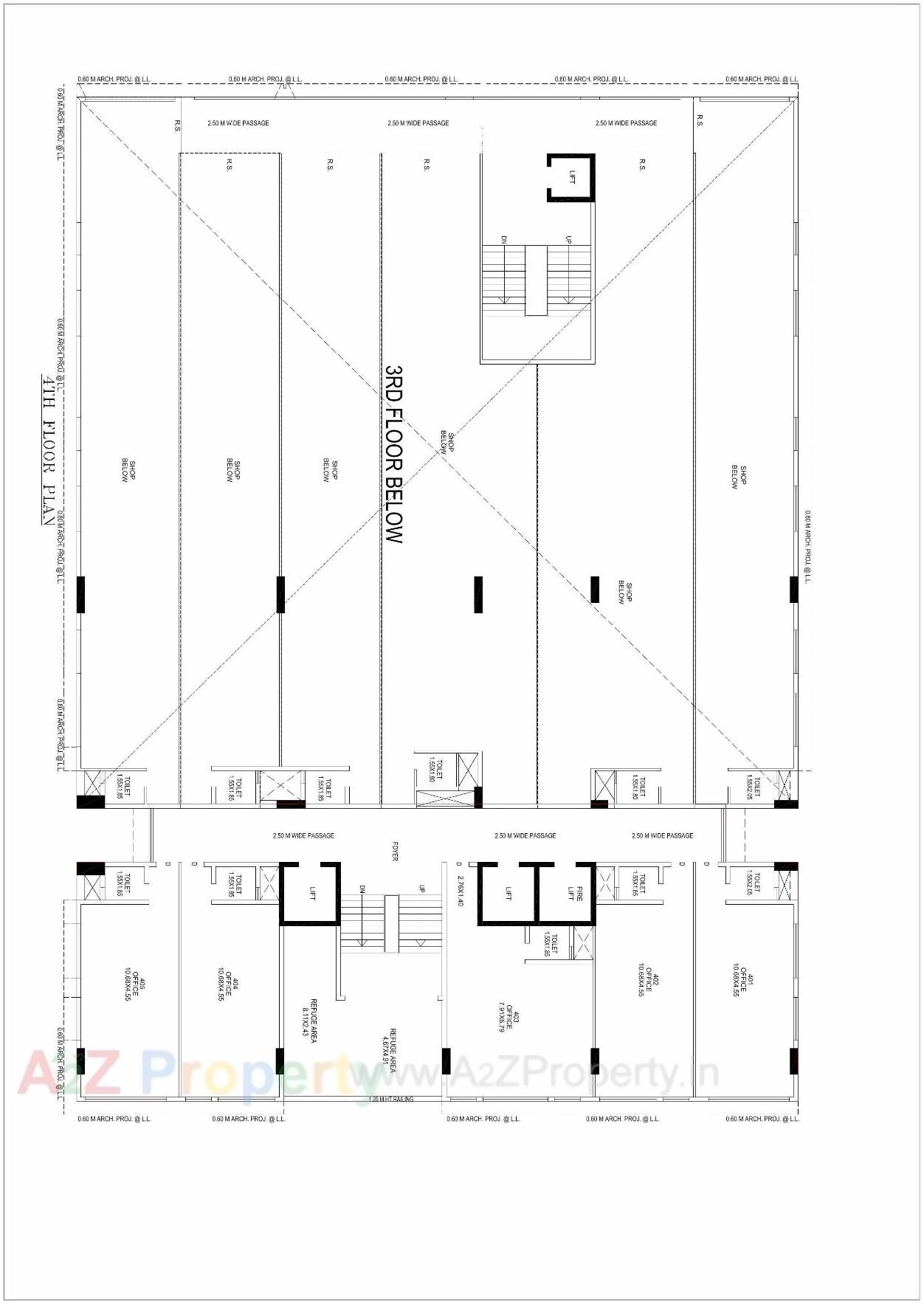 Layout of real estate project Interstellar located at Thaltej, Ahmedabad, Gujarat