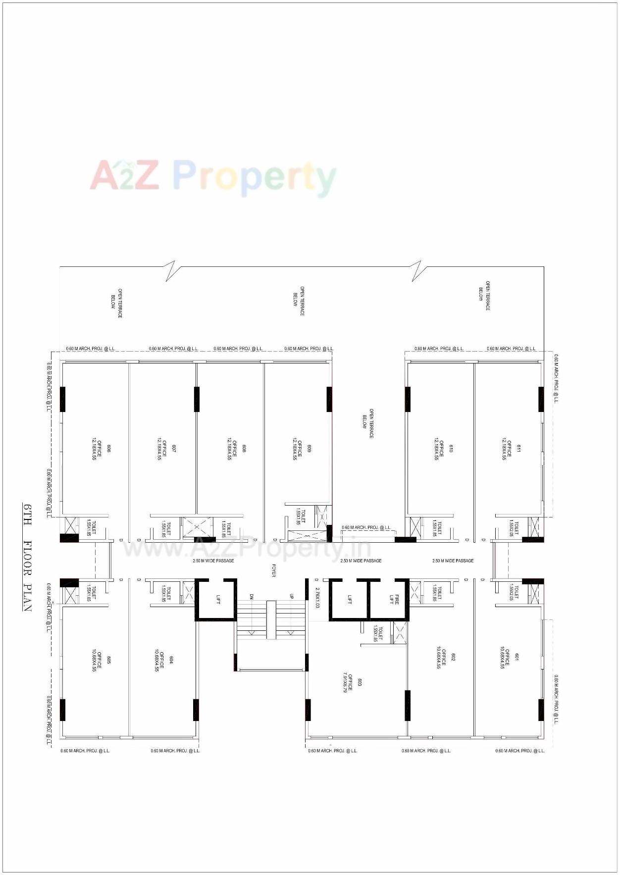 Layout of real estate project Interstellar located at Thaltej, Ahmedabad, Gujarat