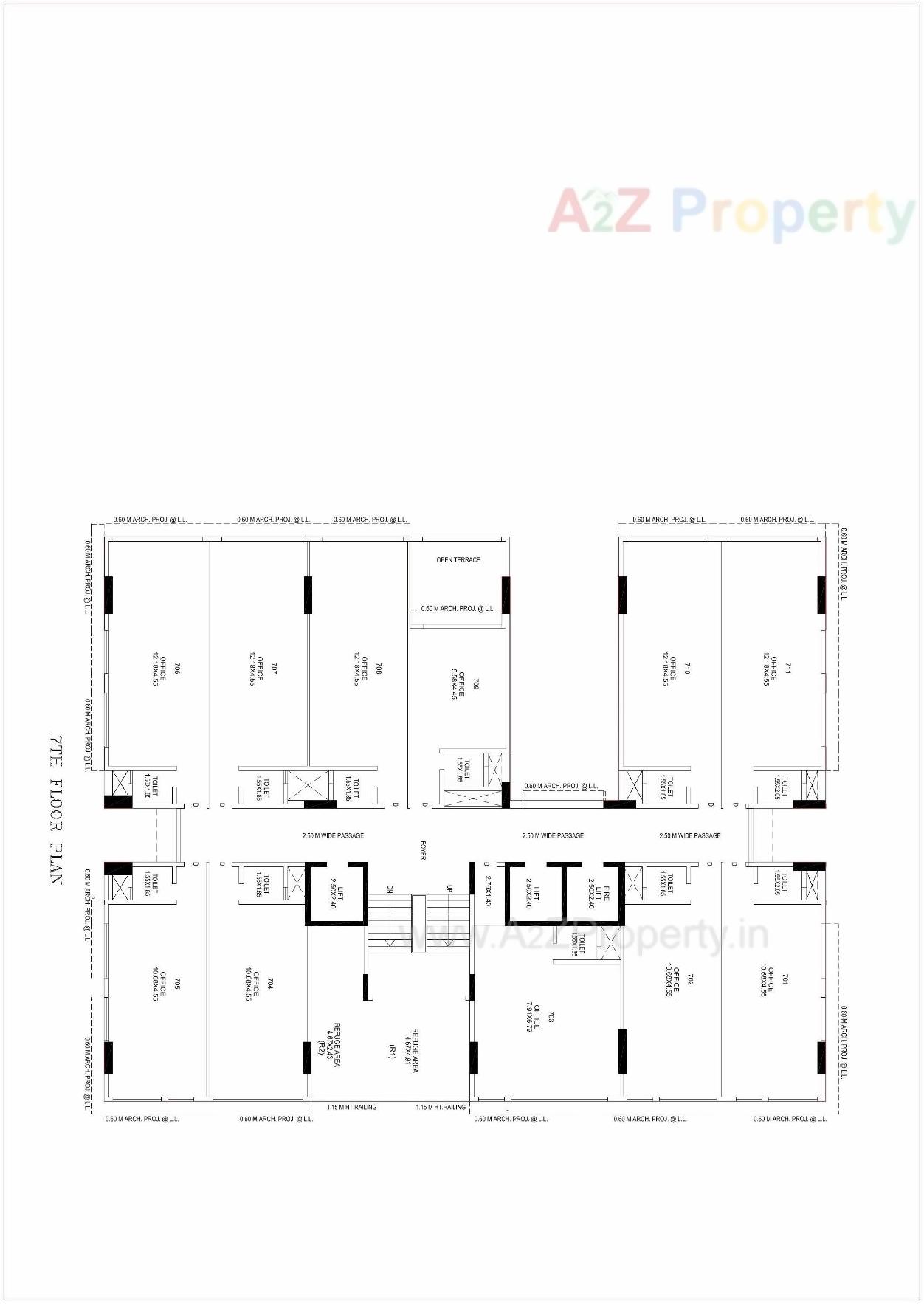 Layout of real estate project Interstellar located at Thaltej, Ahmedabad, Gujarat