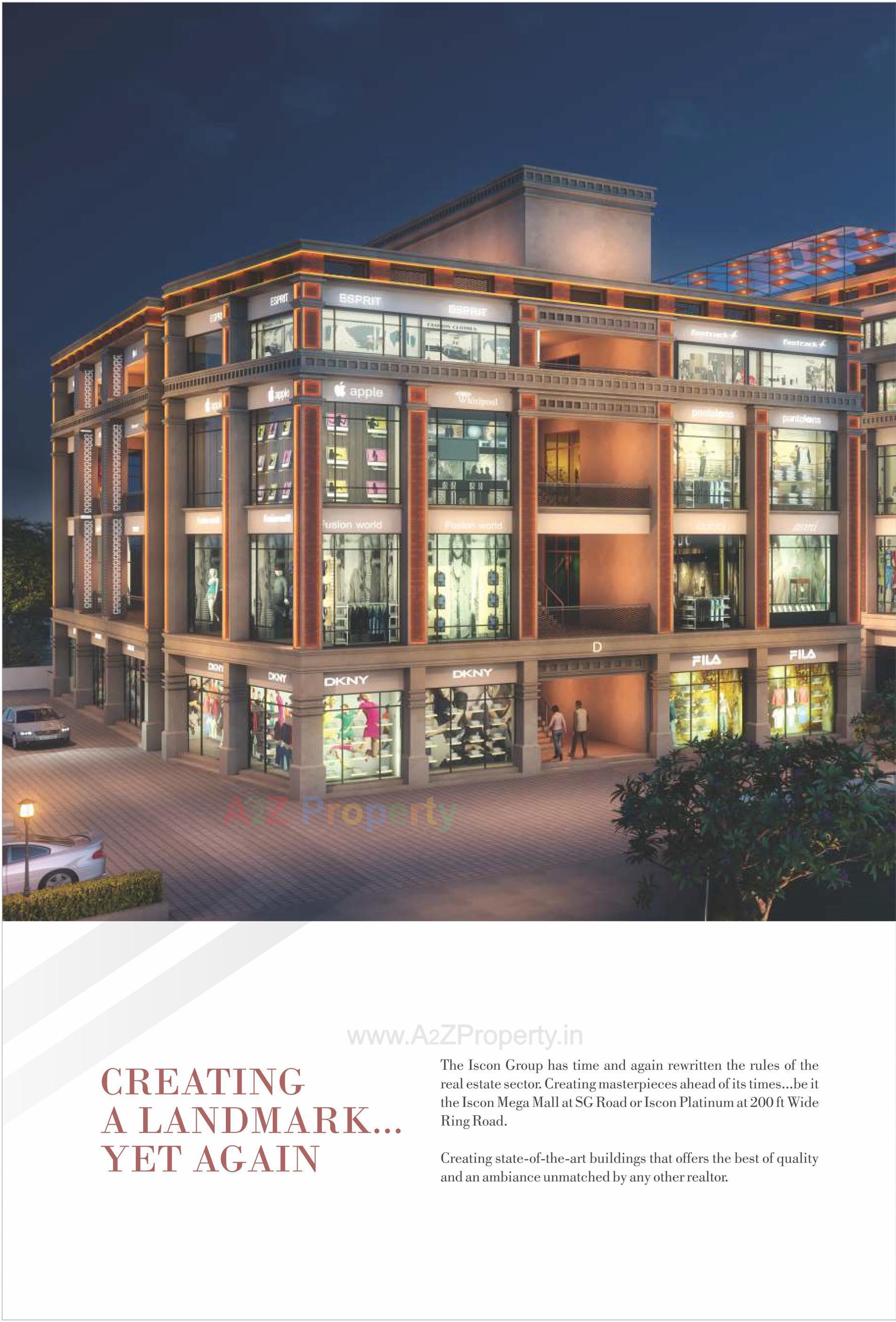 3D Elevation of real estate project Iscon  Complex located at Rajpur--hirpur, Ahmedabad, Gujarat