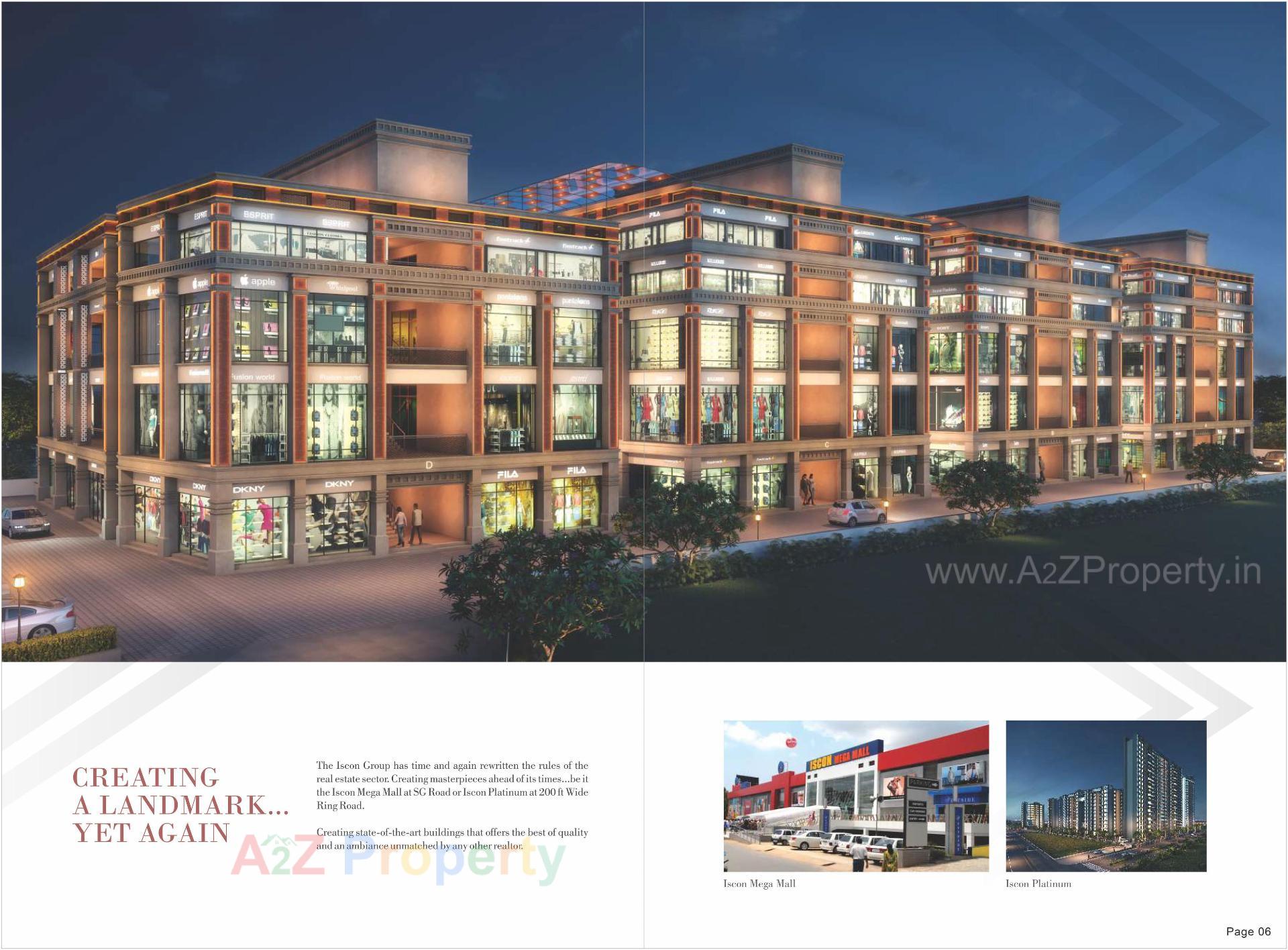 3D Elevation of real estate project Iscon  Complex located at Rajpur--hirpur, Ahmedabad, Gujarat