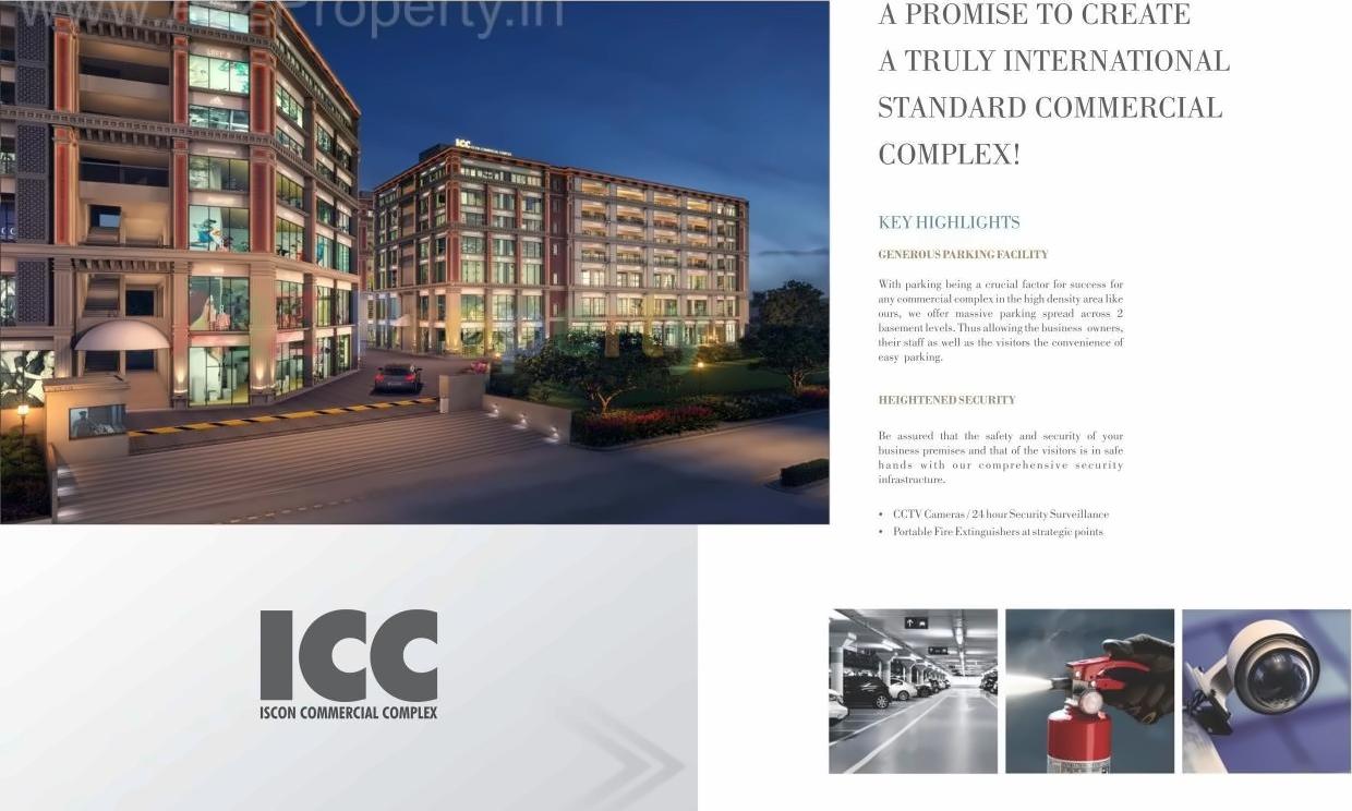 3D Elevation of real estate project Iscon  Complex located at Rajpur-hirpur, Ahmedabad, Gujarat