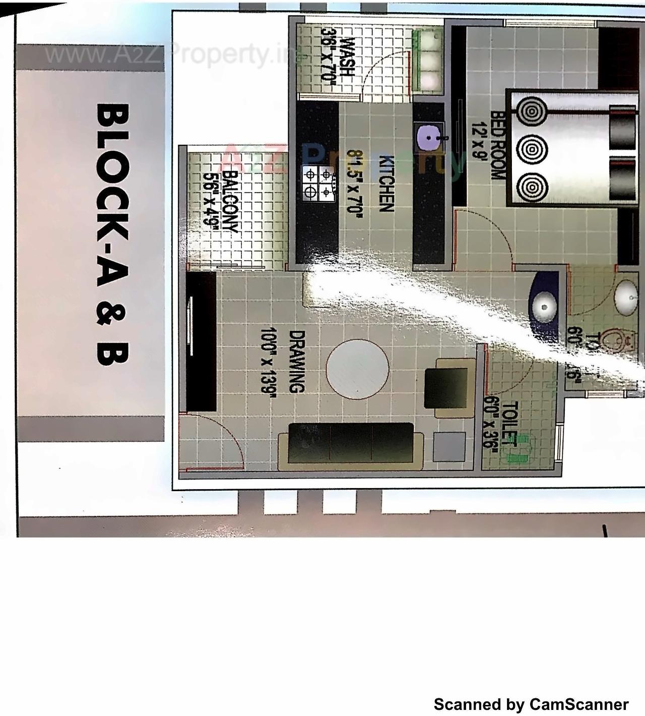Layout of real estate project Ishwar Residency located at City, Ahmedabad, Gujarat