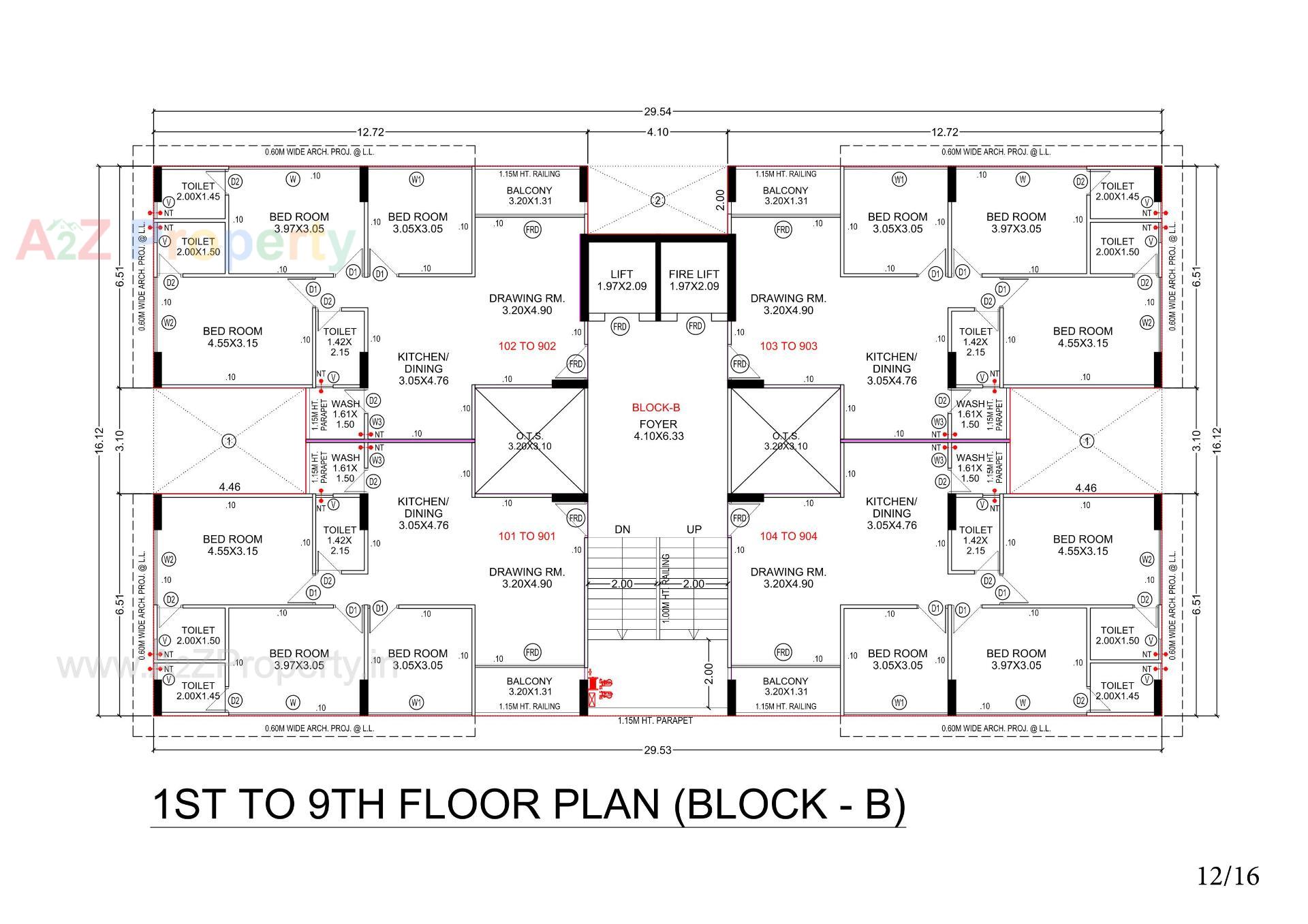 Layout of real estate project Ivory Orchards located at Shilaj, Ahmedabad, Gujarat