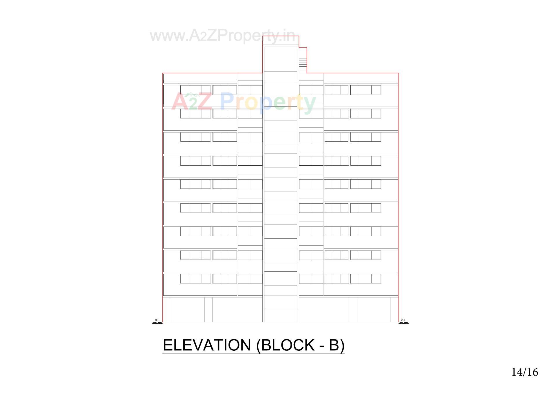 Layout of real estate project Ivory Orchards located at Shilaj, Ahmedabad, Gujarat