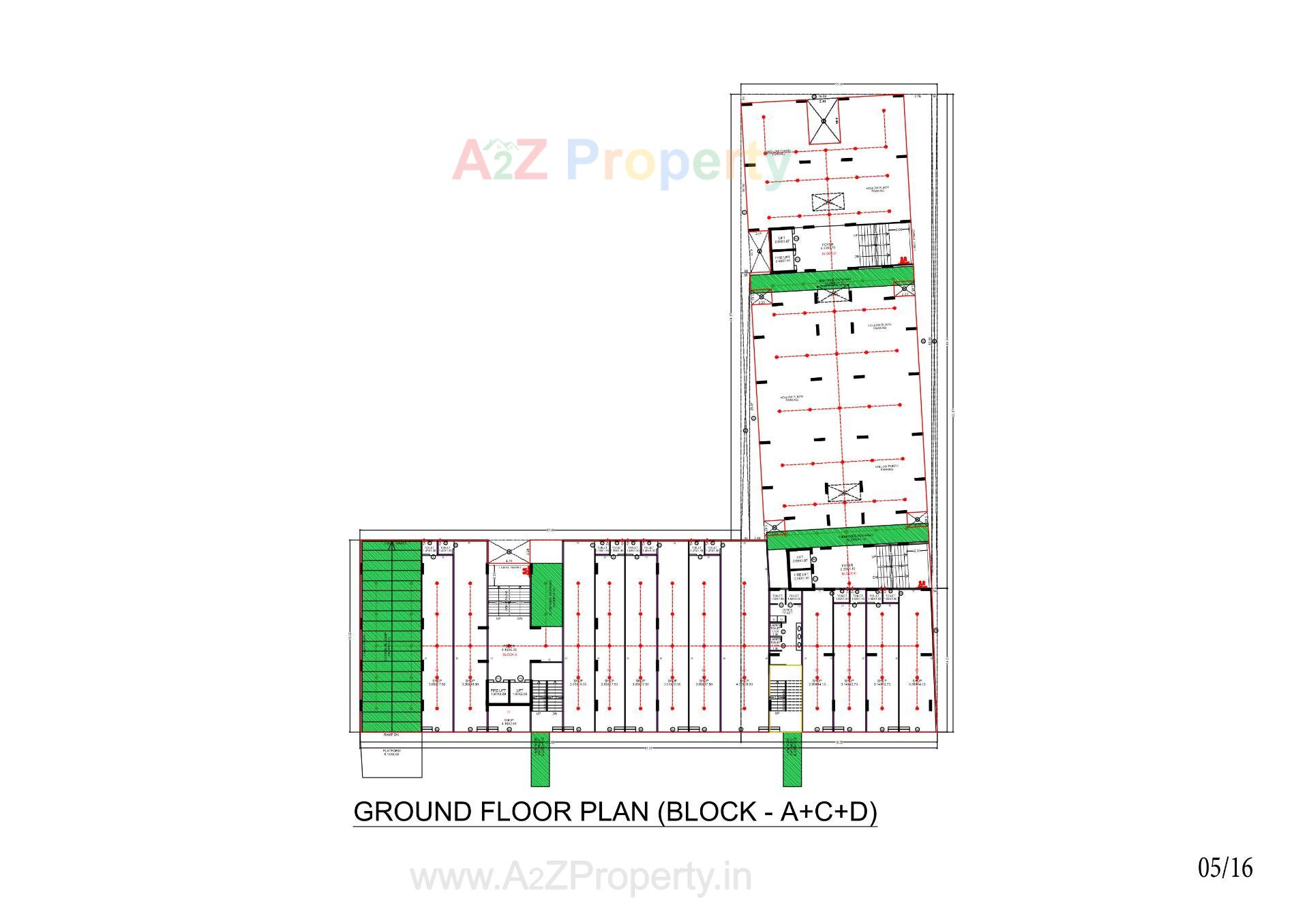 Layout of real estate project Ivory Orchards located at Shilaj, Ahmedabad, Gujarat