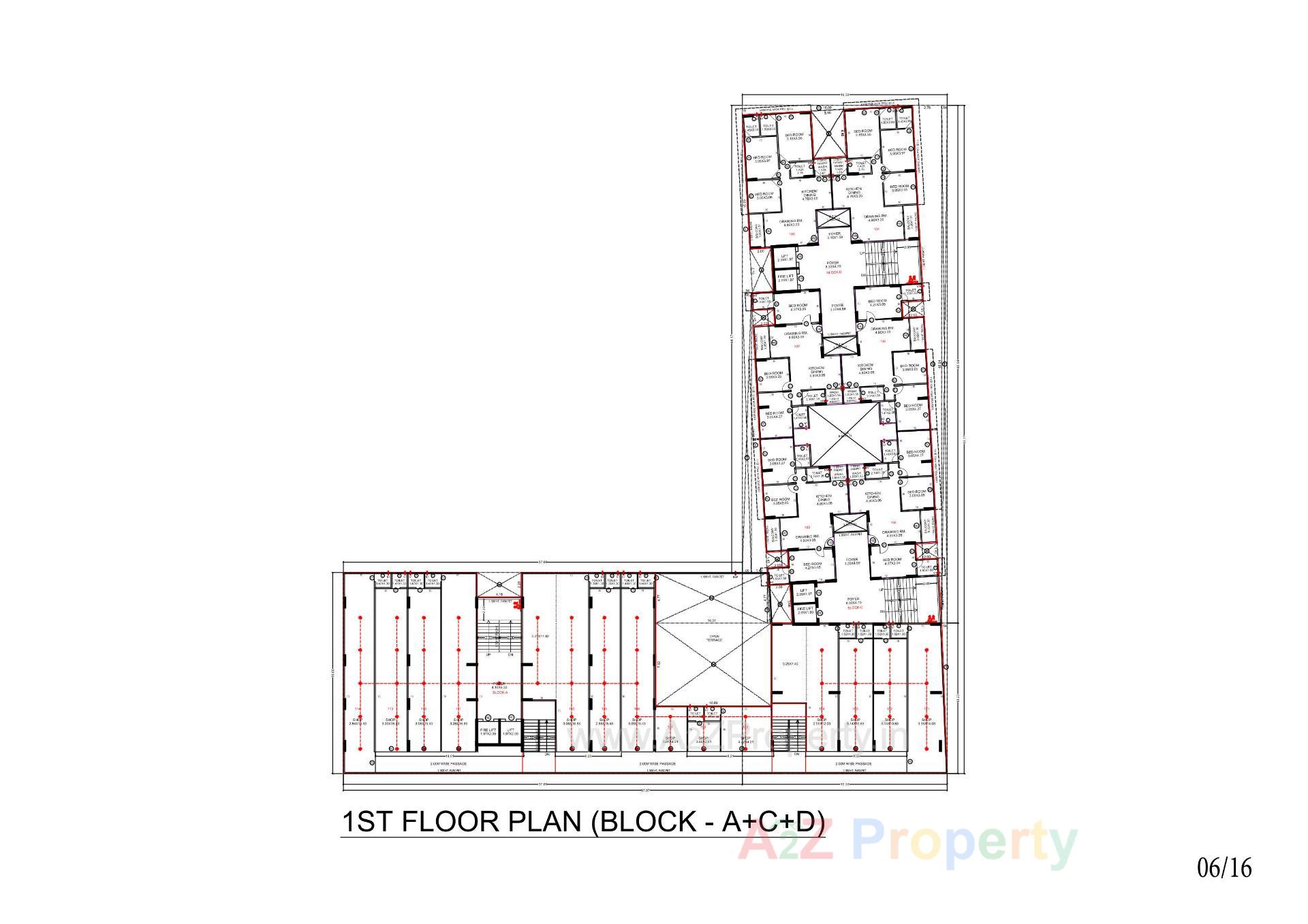 Layout of real estate project Ivory Orchards located at Shilaj, Ahmedabad, Gujarat