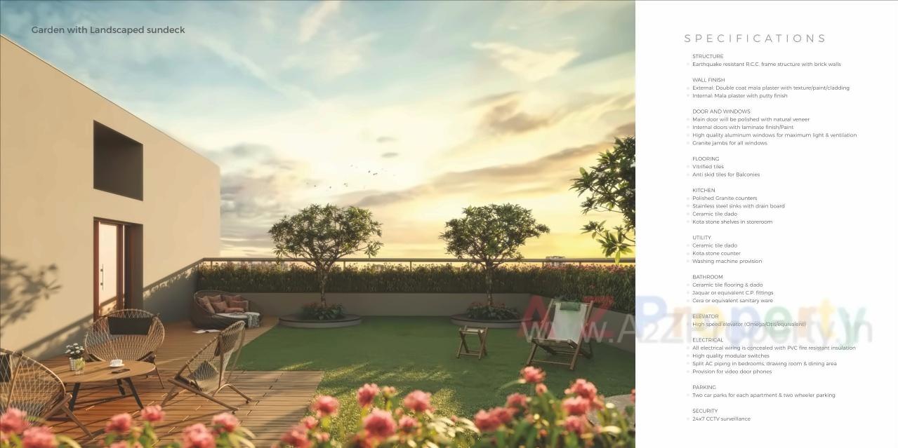 3D Elevation of real estate project Ivory located at Changispur, Ahmedabad, Gujarat