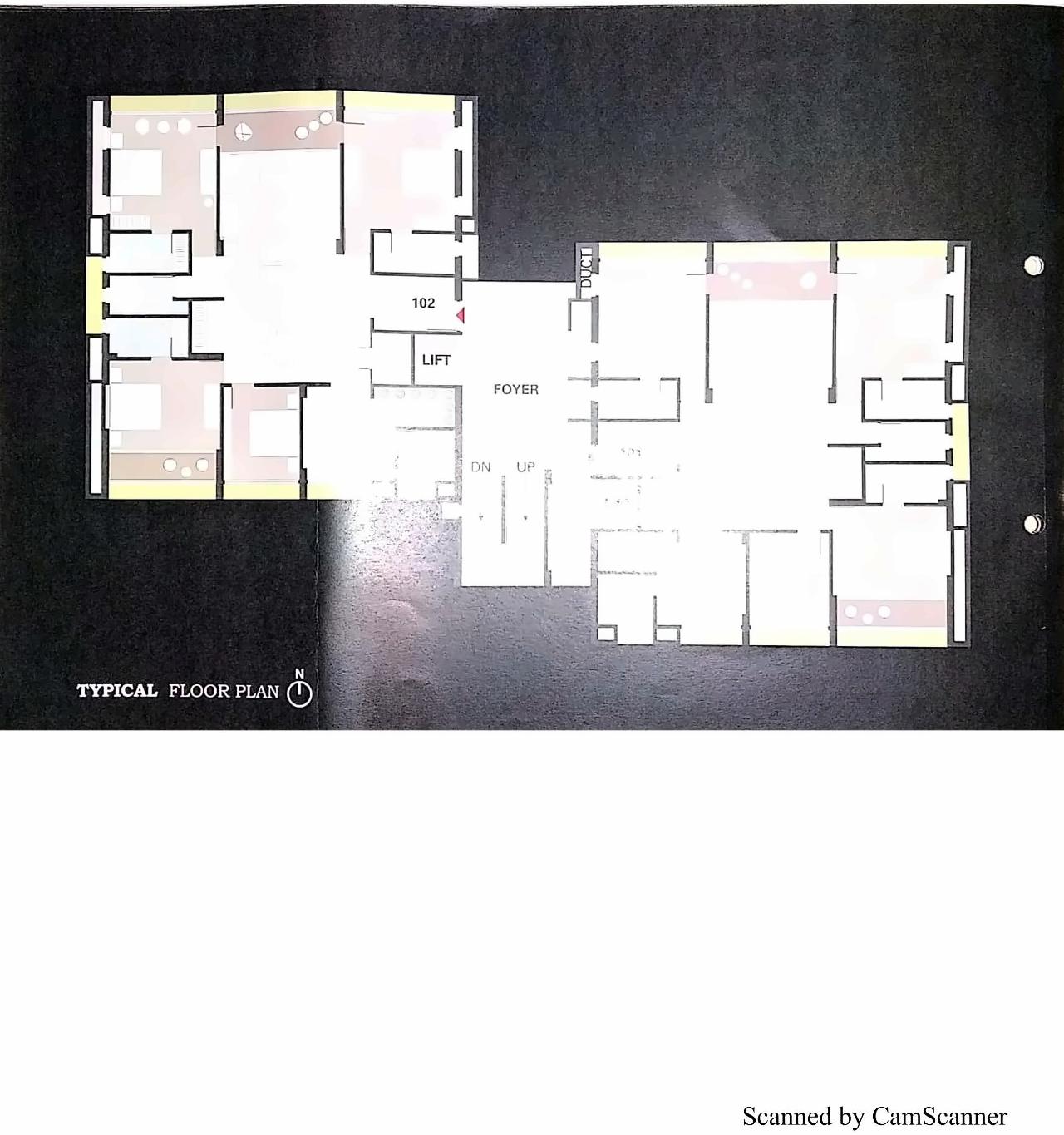 Layout of real estate project J K Residency located at Sola, Ahmedabad, Gujarat