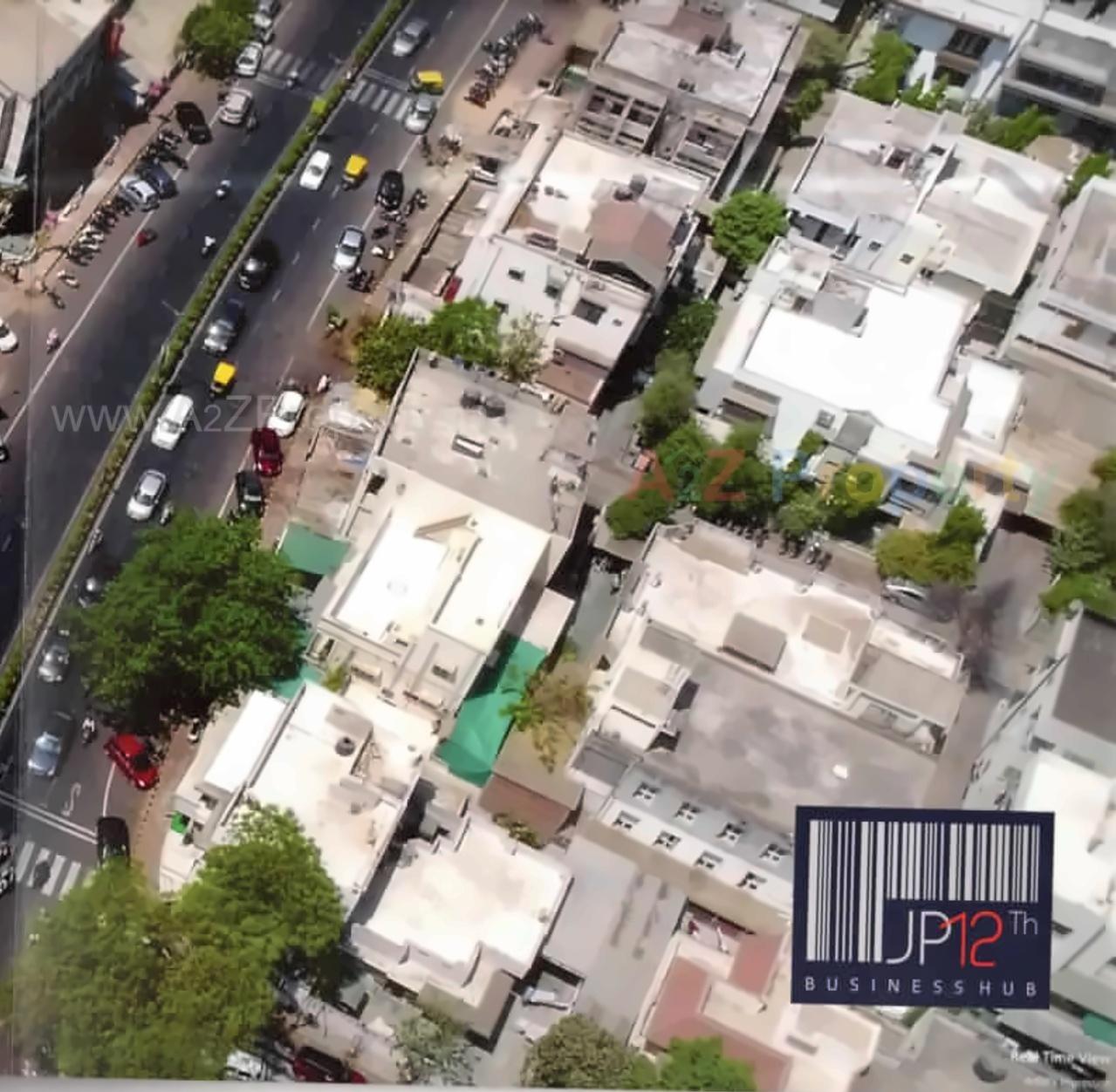 3D Elevation of real estate project J P 12th Business Hub located at City, Ahmedabad, Gujarat