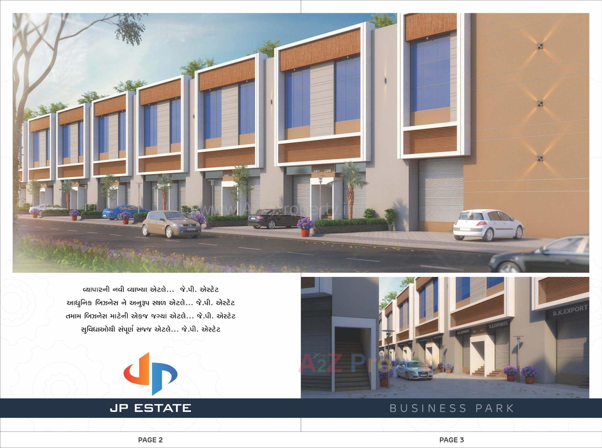 3D Elevation of real estate project J P Estate located at Navapura, Ahmedabad, Gujarat