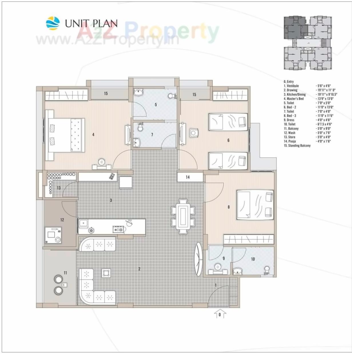 Layout of real estate project J  P  Riverview located at Hansol, Ahmedabad, Gujarat