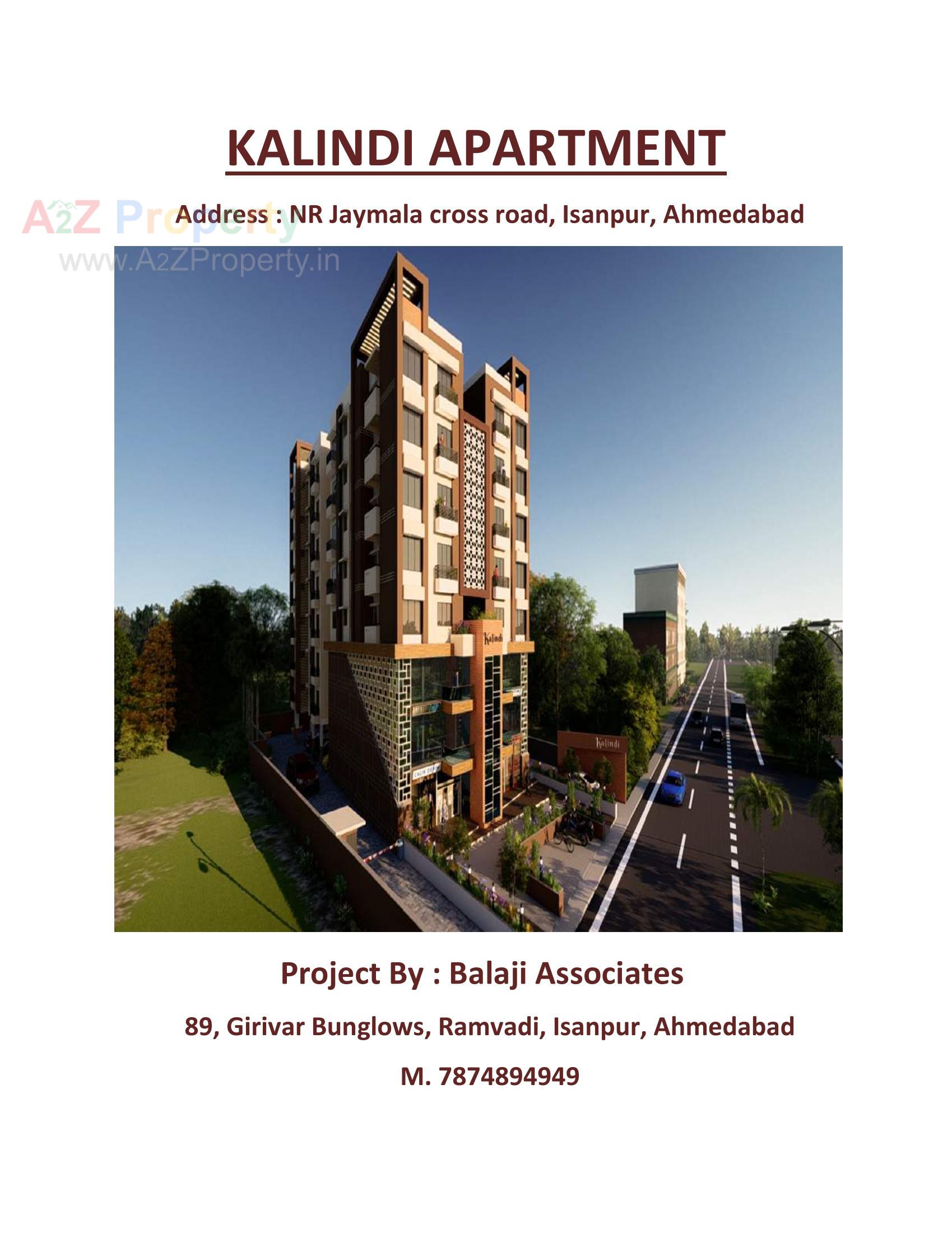3D Elevation of real estate project Jai Kalindi Apprtment located at Danilimda, Ahmedabad, Gujarat