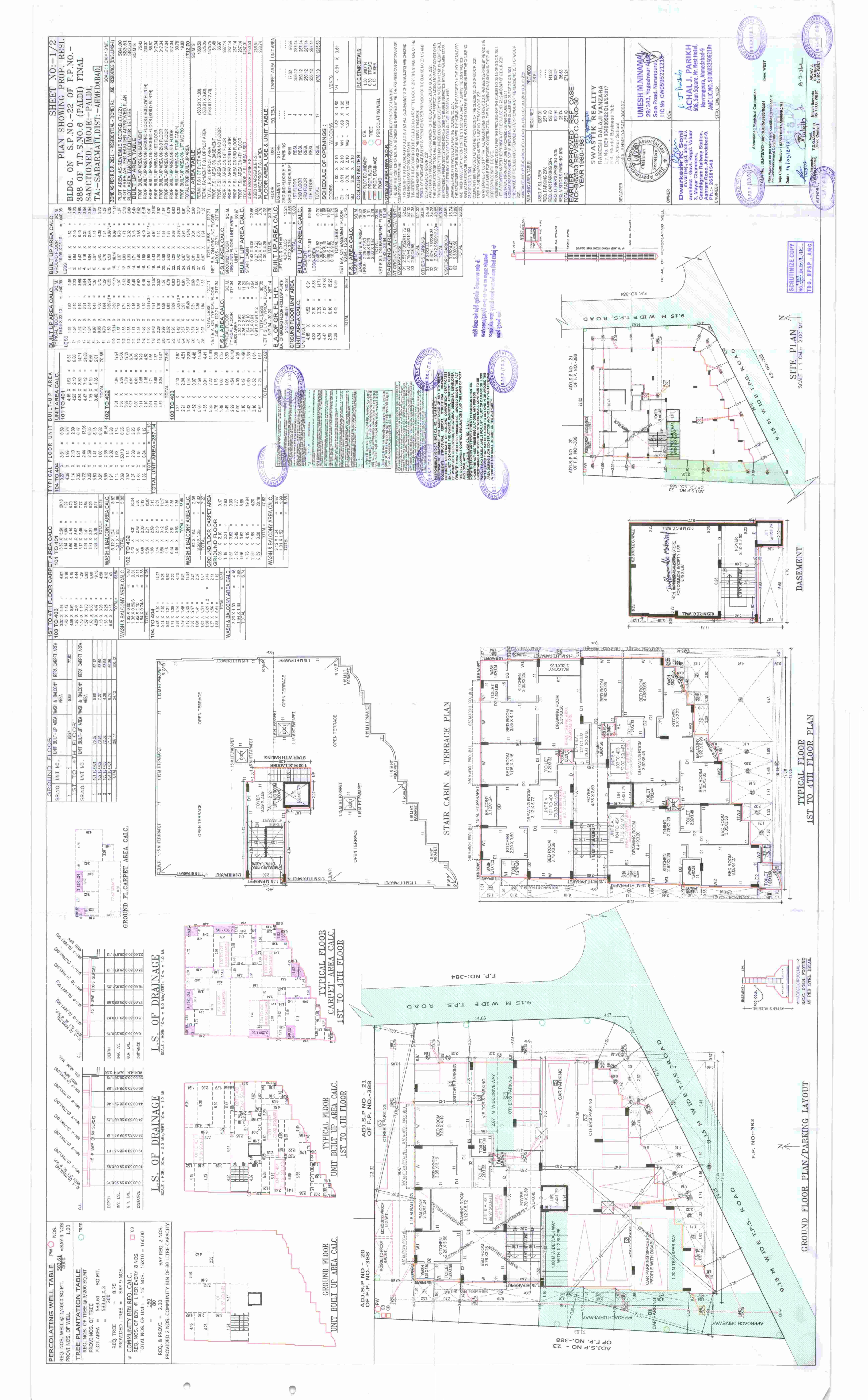 9178_const of real estate project Jain Apartment located at Paldi, Ahmedabad, Gujarat