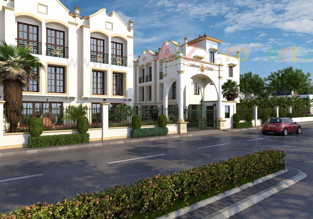 3D Elevation of real estate project Jaldeep Casa located at Bopal, Ahmedabad, Gujarat