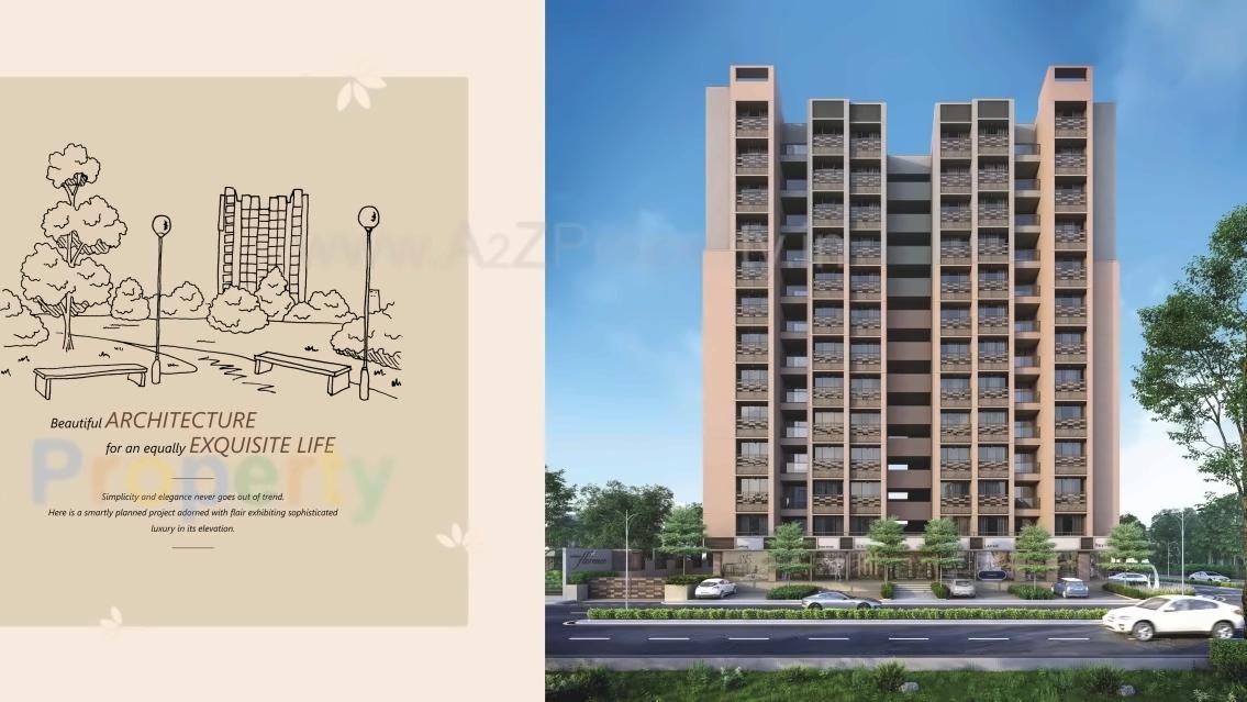 3D Elevation of real estate project Jaldeep Florence located at Ahmedabad, Ahmedabad, Gujarat