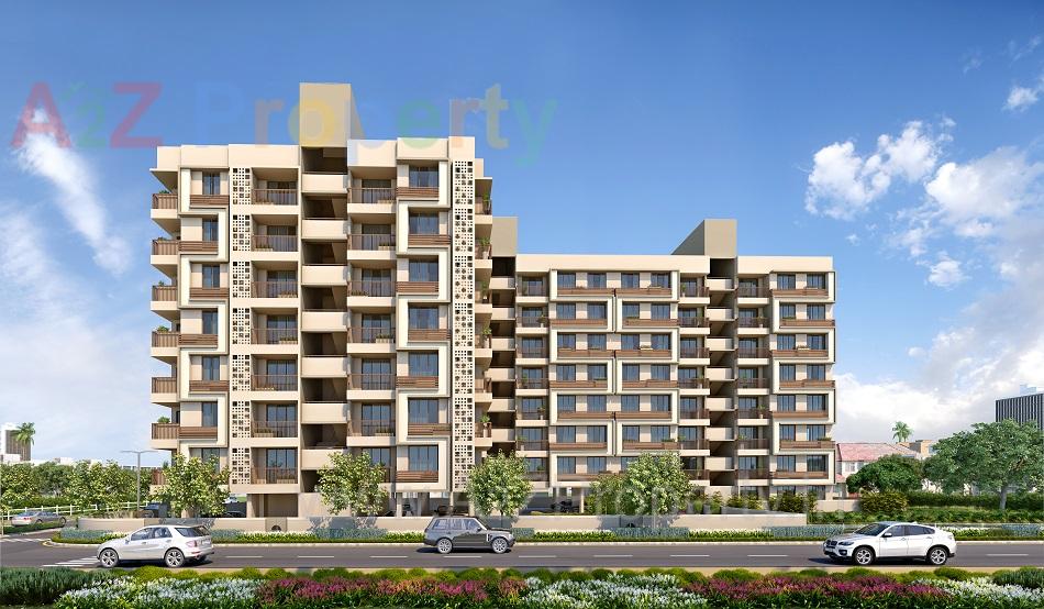 3D Elevation of real estate project Jaldeep Icon located at Makarba, Ahmedabad, Gujarat
