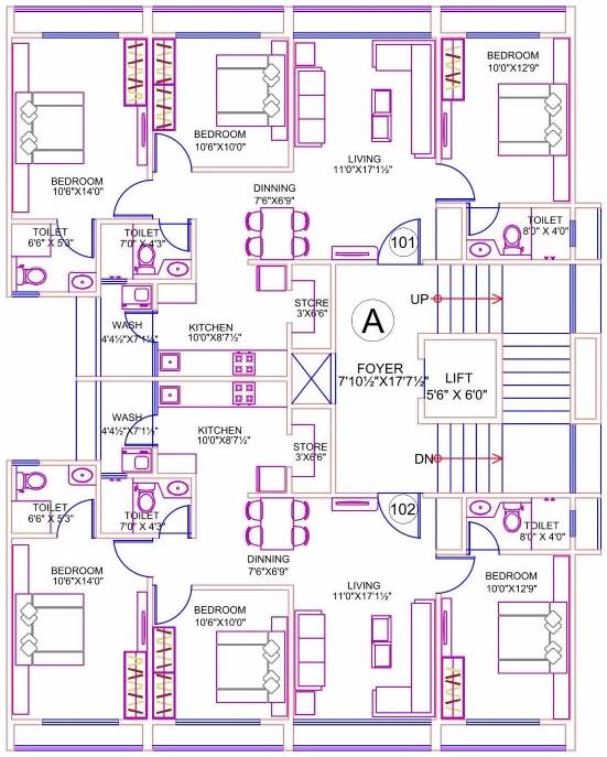 Layout of real estate project Jaldeep Icon located at Makarba, Ahmedabad, Gujarat