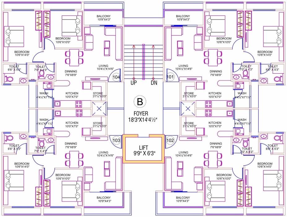 Layout of real estate project Jaldeep Icon located at Makarba, Ahmedabad, Gujarat
