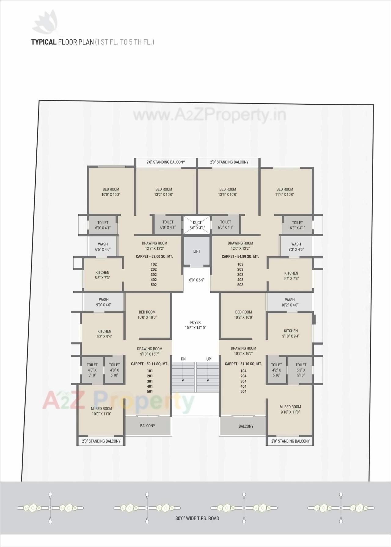 Layout of real estate project Jaldeep Residency located at Rajpur-hirpur, Ahmedabad, Gujarat