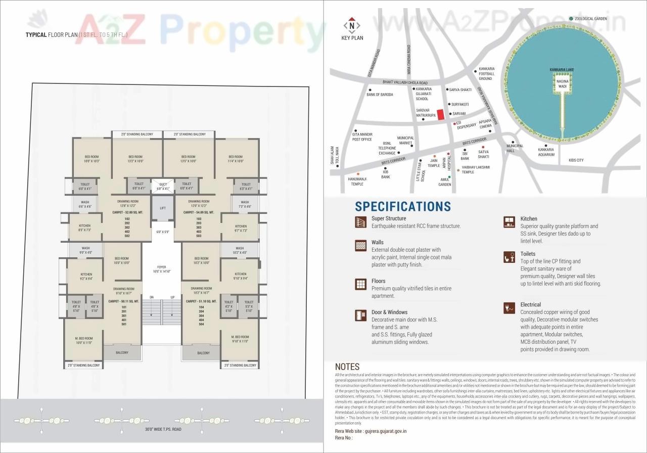 Layout of real estate project Jaldeep Residency located at Rajpur-hirpur, Ahmedabad, Gujarat