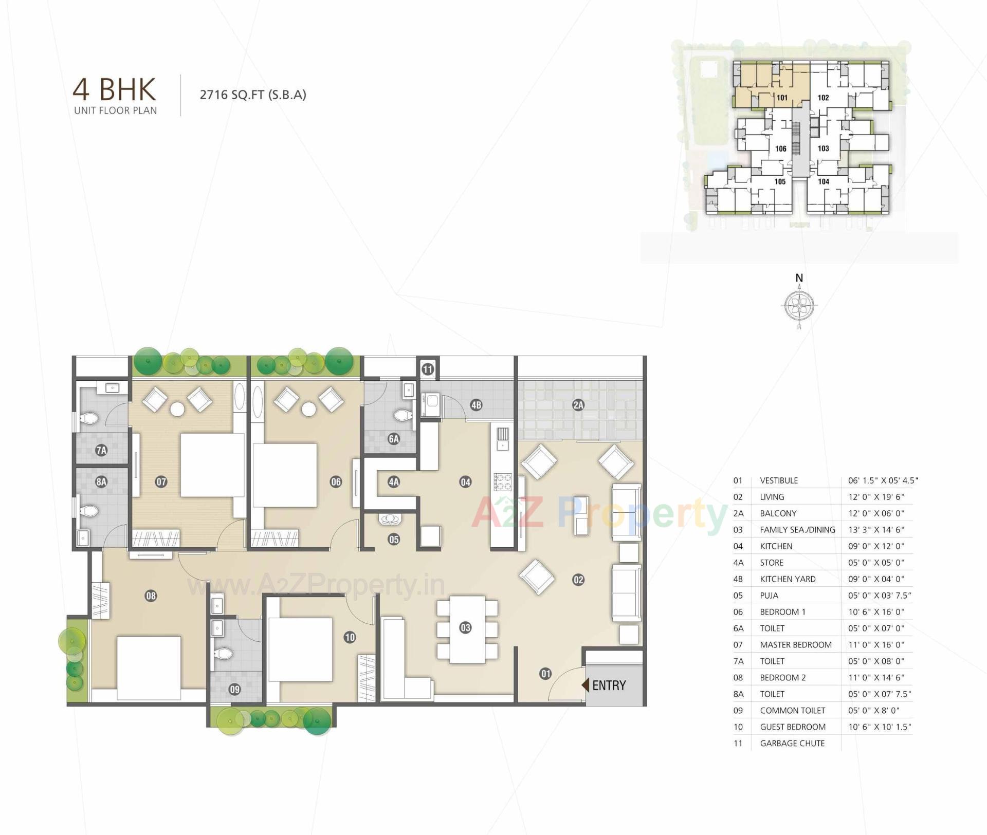 Layout of real estate project Jaldeep Vertex located at Ambli, Ahmedabad, Gujarat
