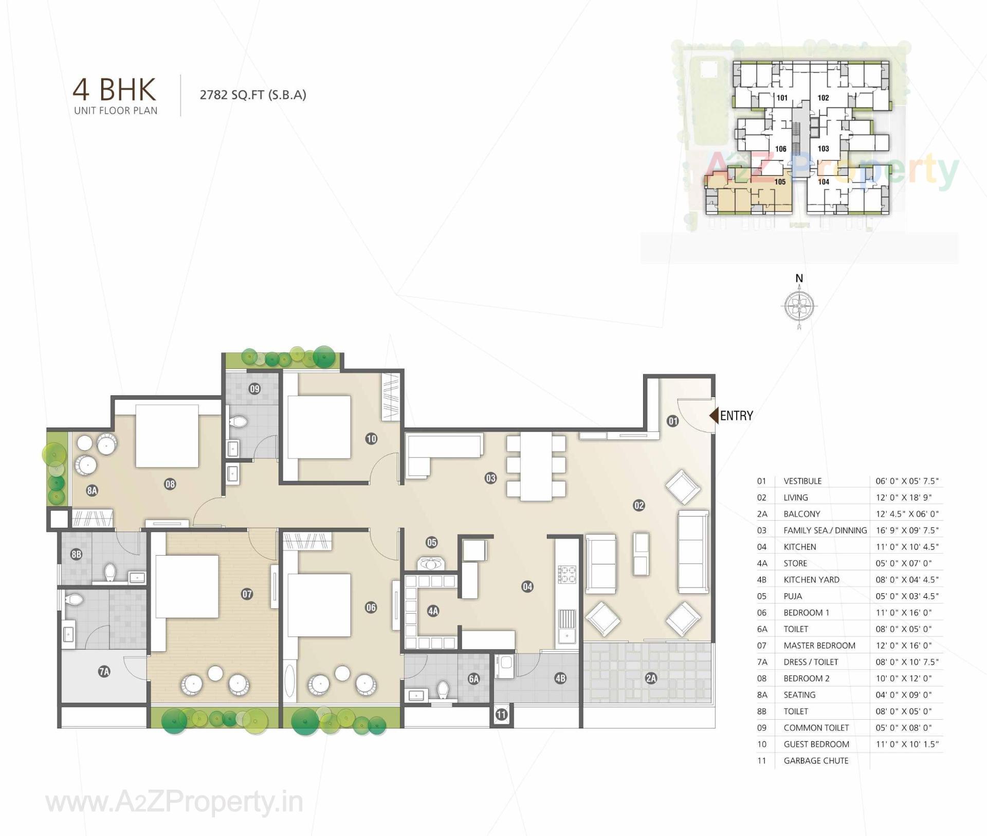 Layout of real estate project Jaldeep Vertex located at Ambli, Ahmedabad, Gujarat