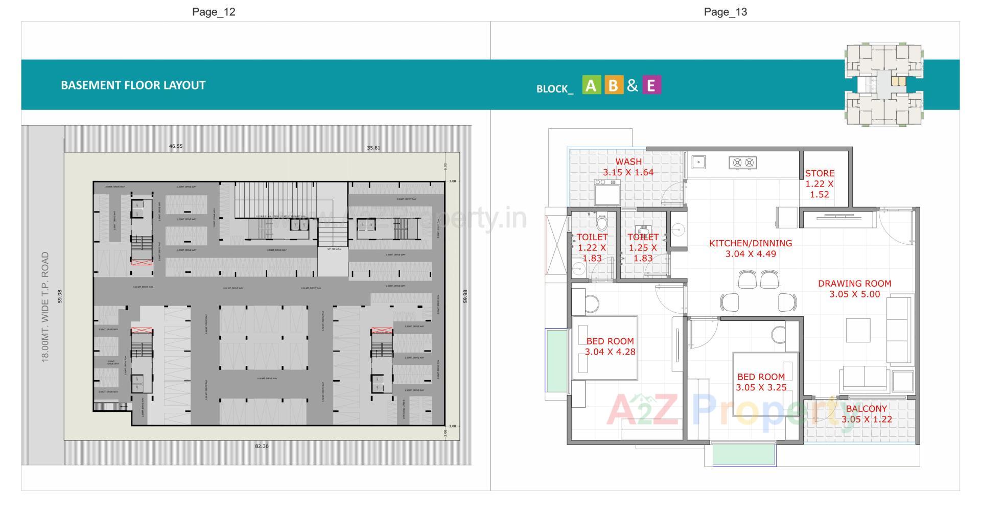 Layout of real estate project Jaldhara Residency located at Kathwada, Ahmedabad, Gujarat