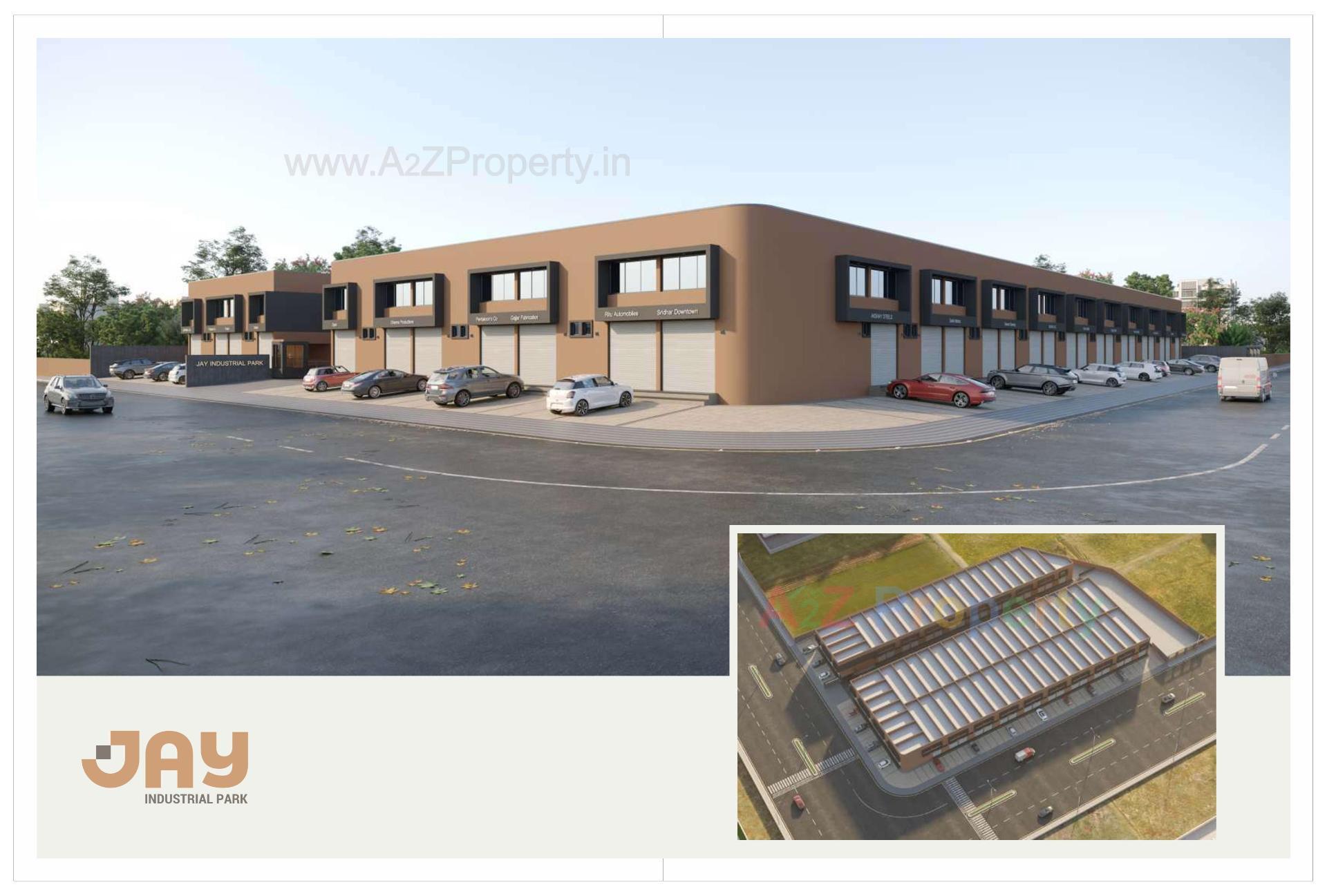 3D Elevation of real estate project Jay Industrial Park located at Ahmedabad, Ahmedabad, Gujarat