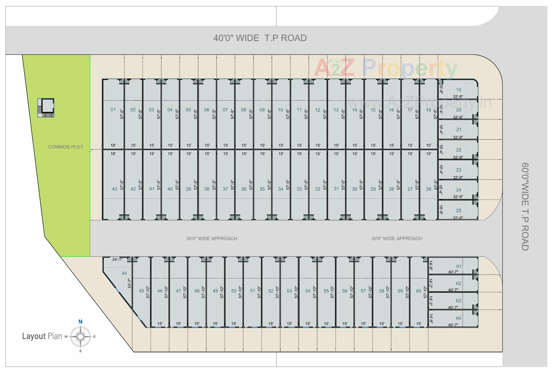 Layout of real estate project Jay Industrial Park located at Ahmedabad, Ahmedabad, Gujarat