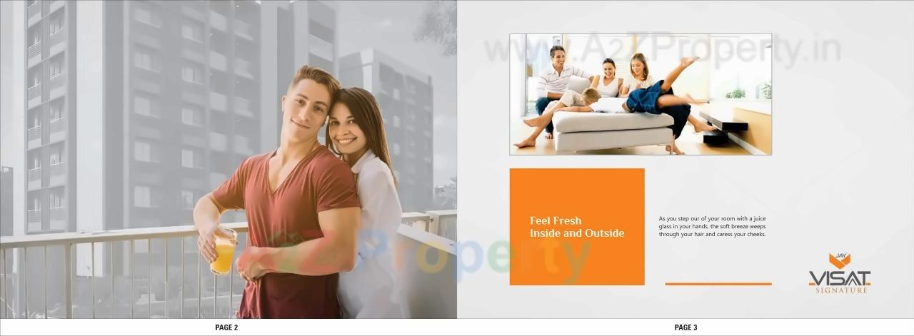  of real estate project Jay Visat Signature located at Chandkheda, Ahmedabad, Gujarat