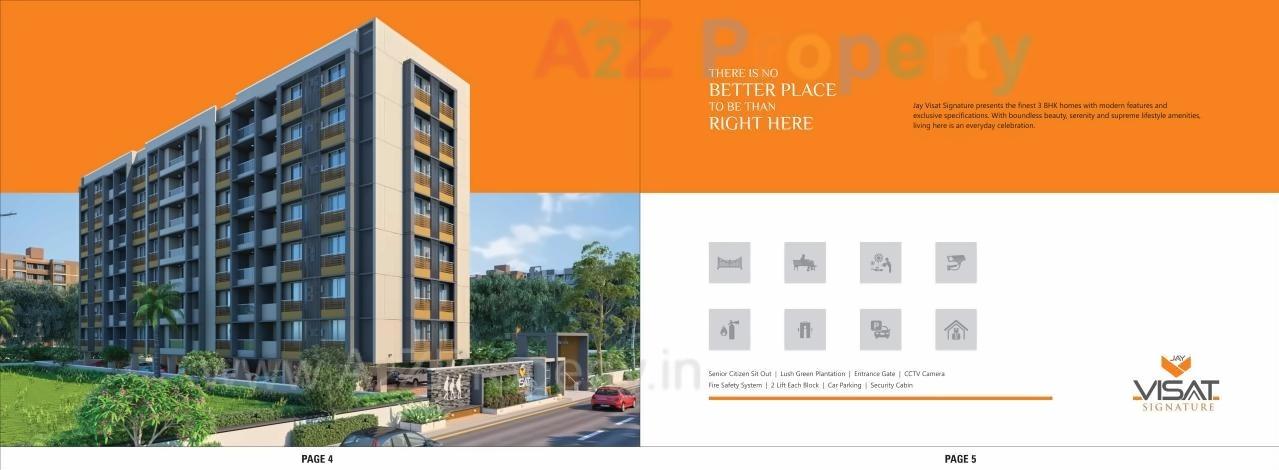 3D Elevation of real estate project Jay Visat Signature located at Chandkheda, Ahmedabad, Gujarat