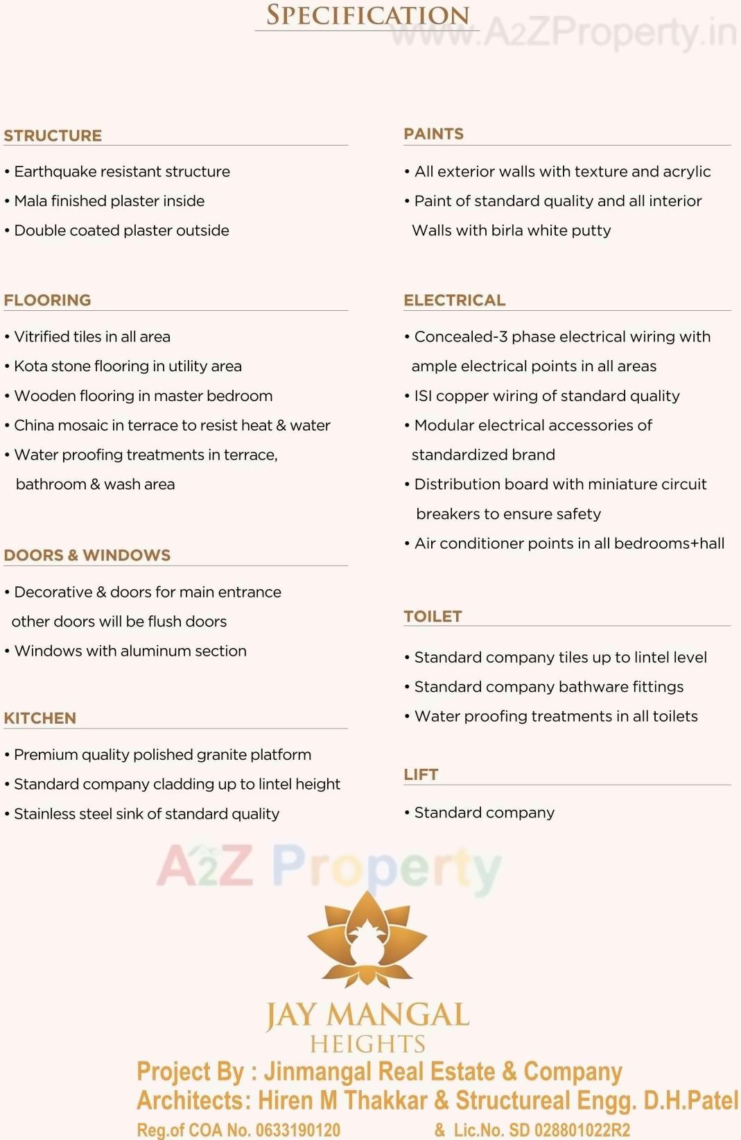 Project Specifications