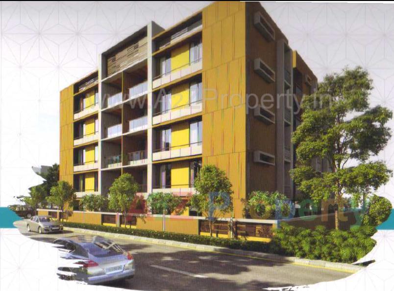 3D Elevation of real estate project Jewel Annexe located at Vejalpur, Ahmedabad, Gujarat