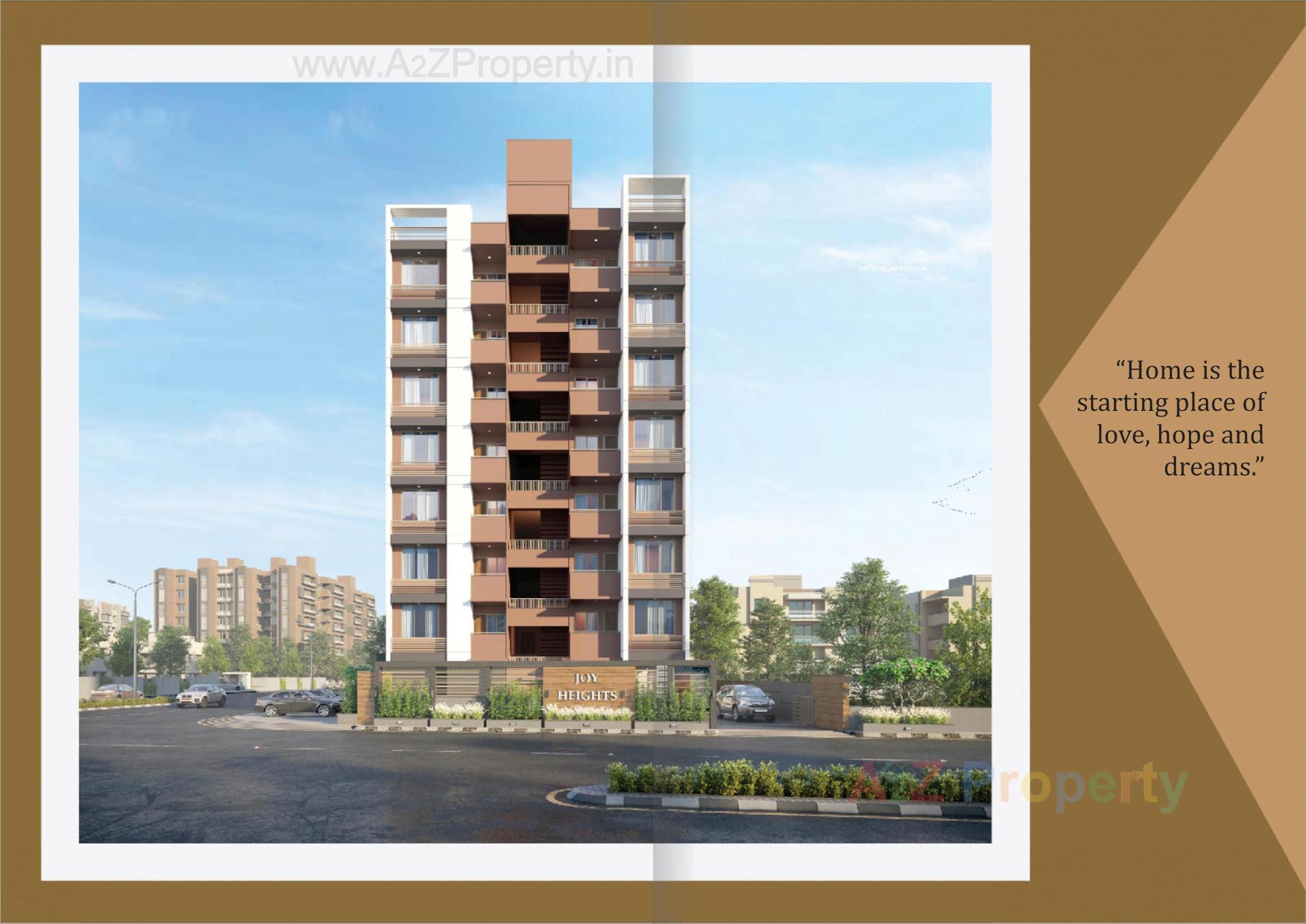 3D Elevation of real estate project Joy Heights located at Ahmedabad, Ahmedabad, Gujarat