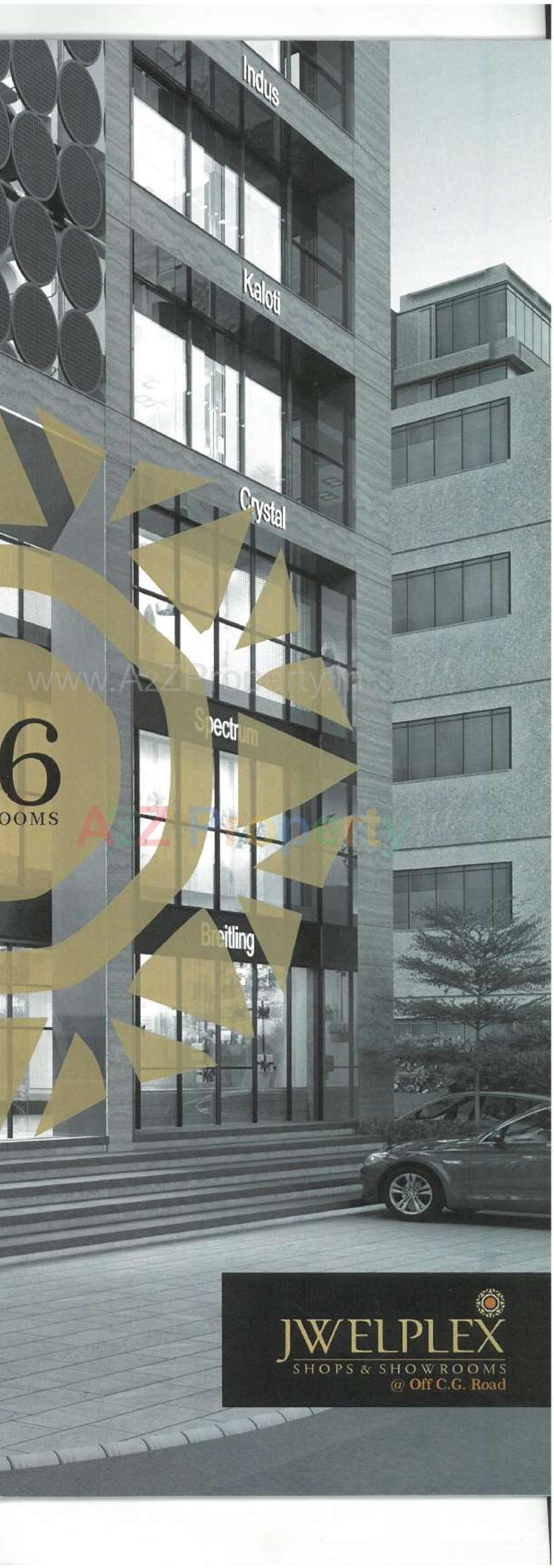 3D Elevation of real estate project Jwelplex located at Navrangpura, Ahmedabad, Gujarat