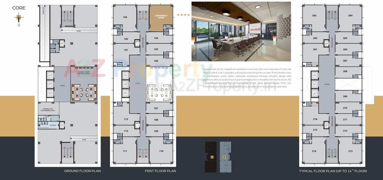 Layout of real estate project K P Epitome located at Makarba, Ahmedabad, Gujarat