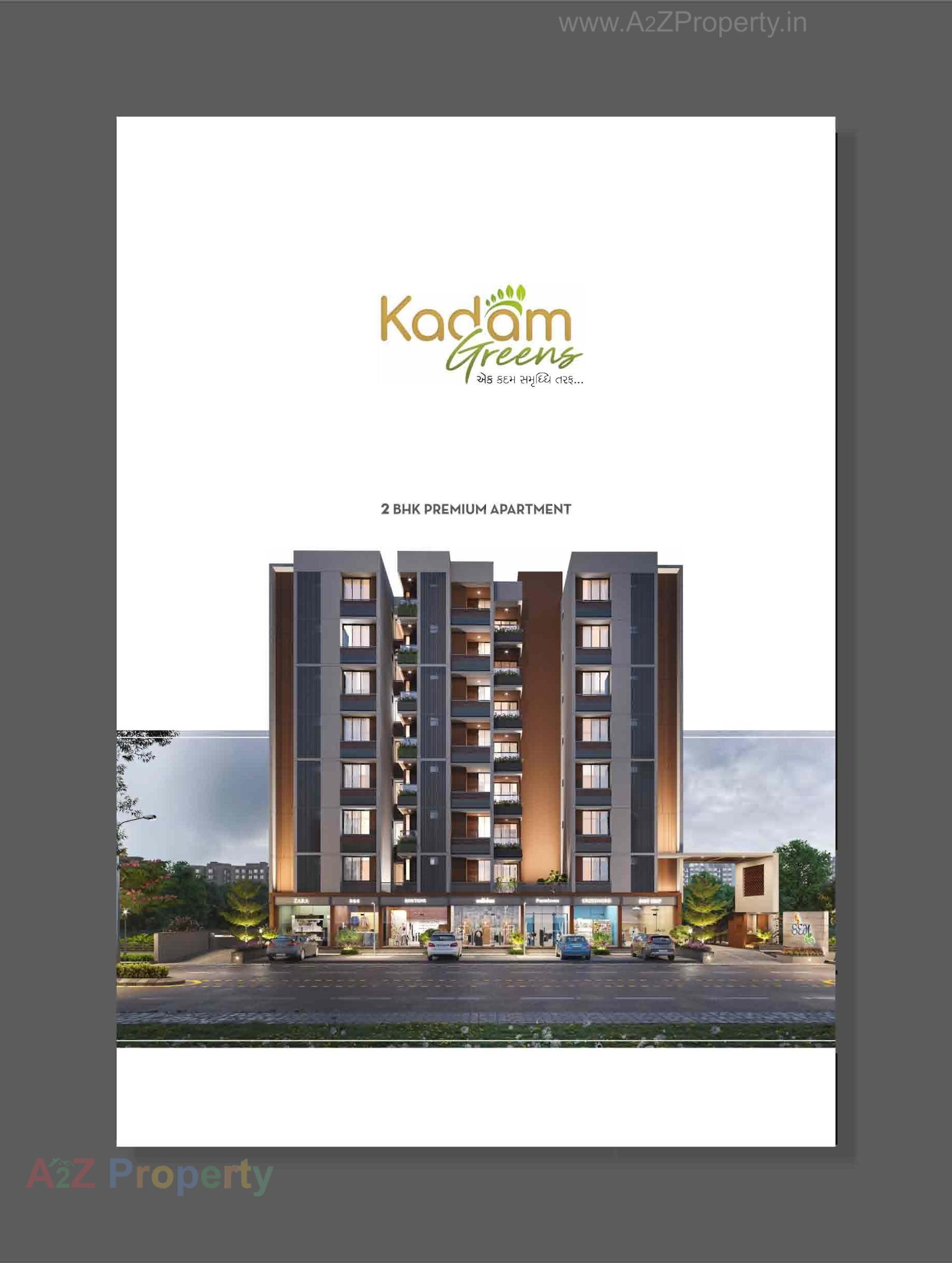 3D Elevation of real estate project Kadam Greens located at Hathijan, Ahmedabad, Gujarat