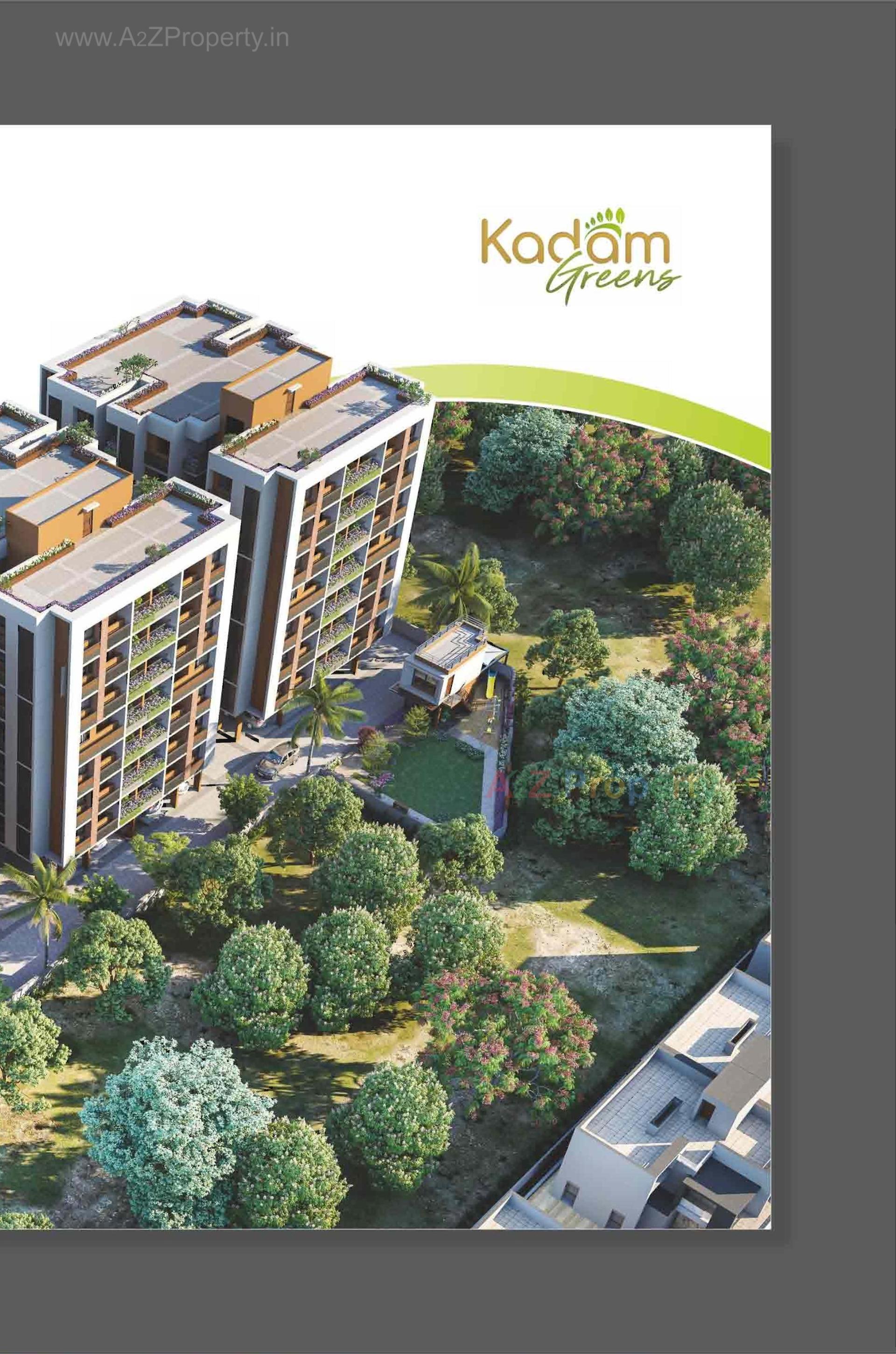 3D Elevation of real estate project Kadam Greens located at Hathijan, Ahmedabad, Gujarat
