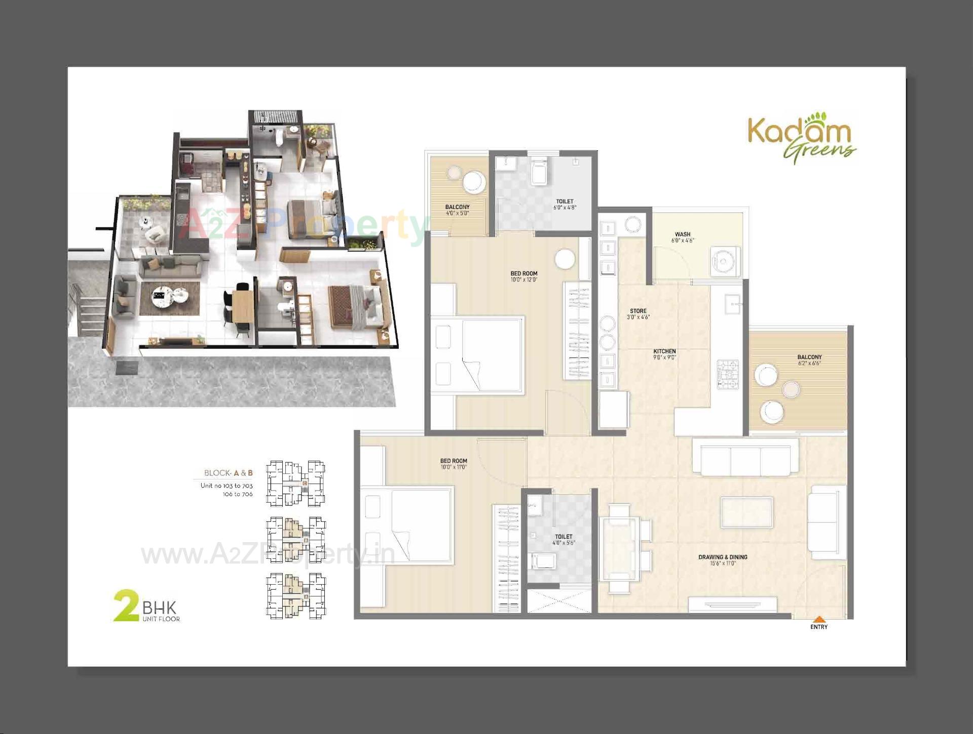 Layout of real estate project Kadam Greens located at Hathijan, Ahmedabad, Gujarat