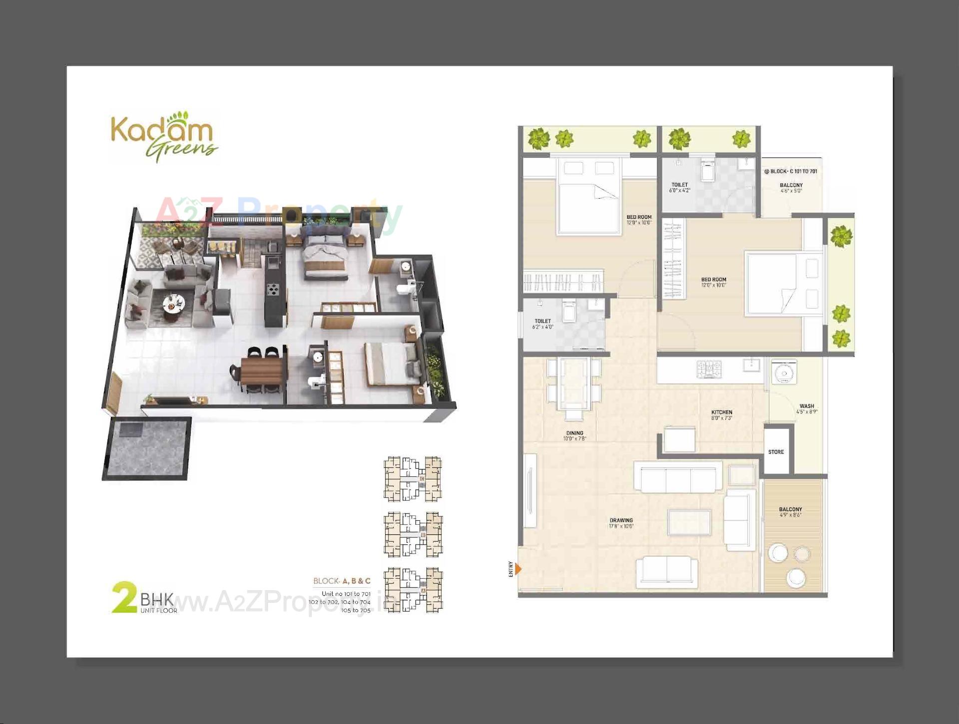 Layout of real estate project Kadam Greens located at Hathijan, Ahmedabad, Gujarat