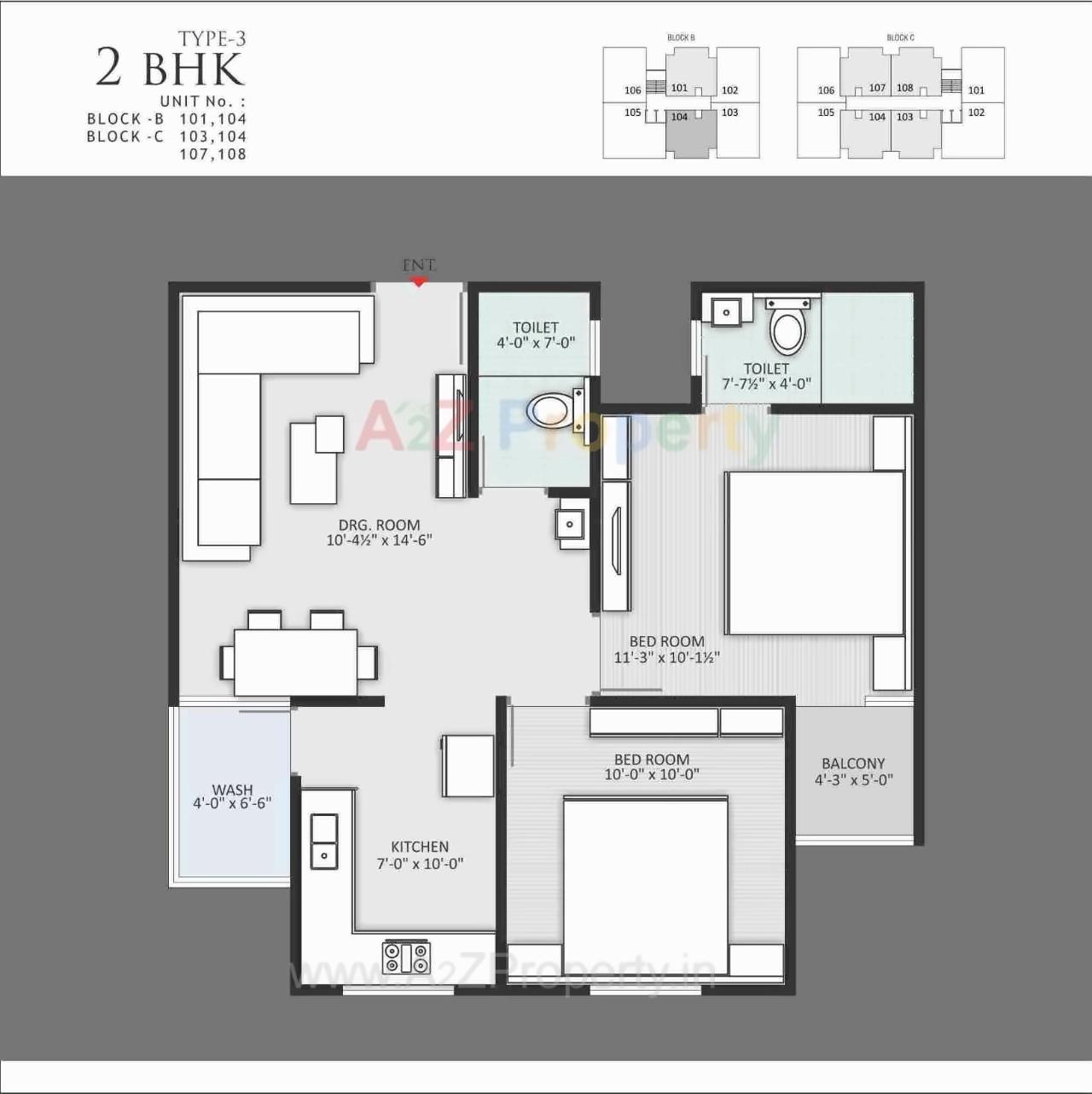 Layout of real estate project Kahan located at Odhav, Ahmedabad, Gujarat