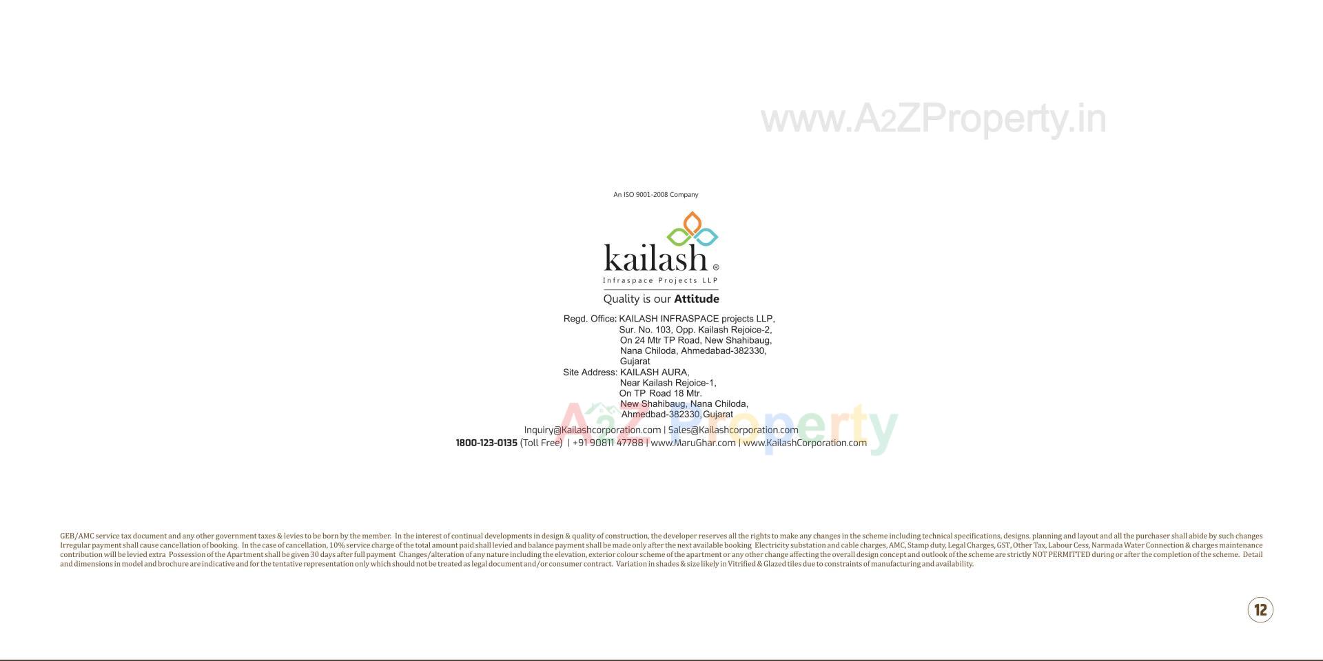  of real estate project Kailash Aura located at Chiloda, Ahmedabad, Gujarat