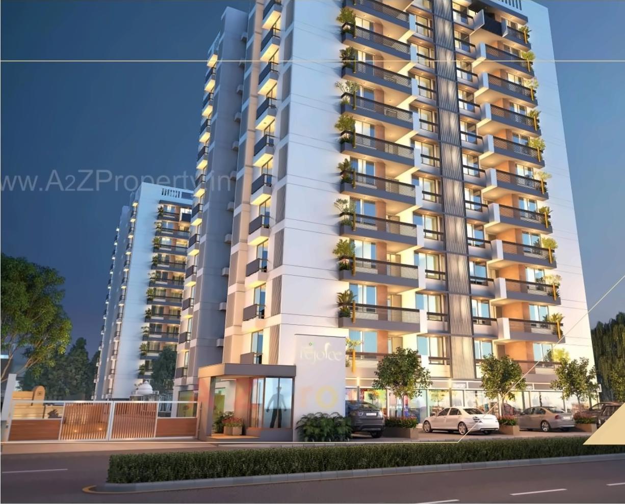 3D Elevation of real estate project Kailash Rejoice located at Nana-chiloda, Ahmedabad, Gujarat