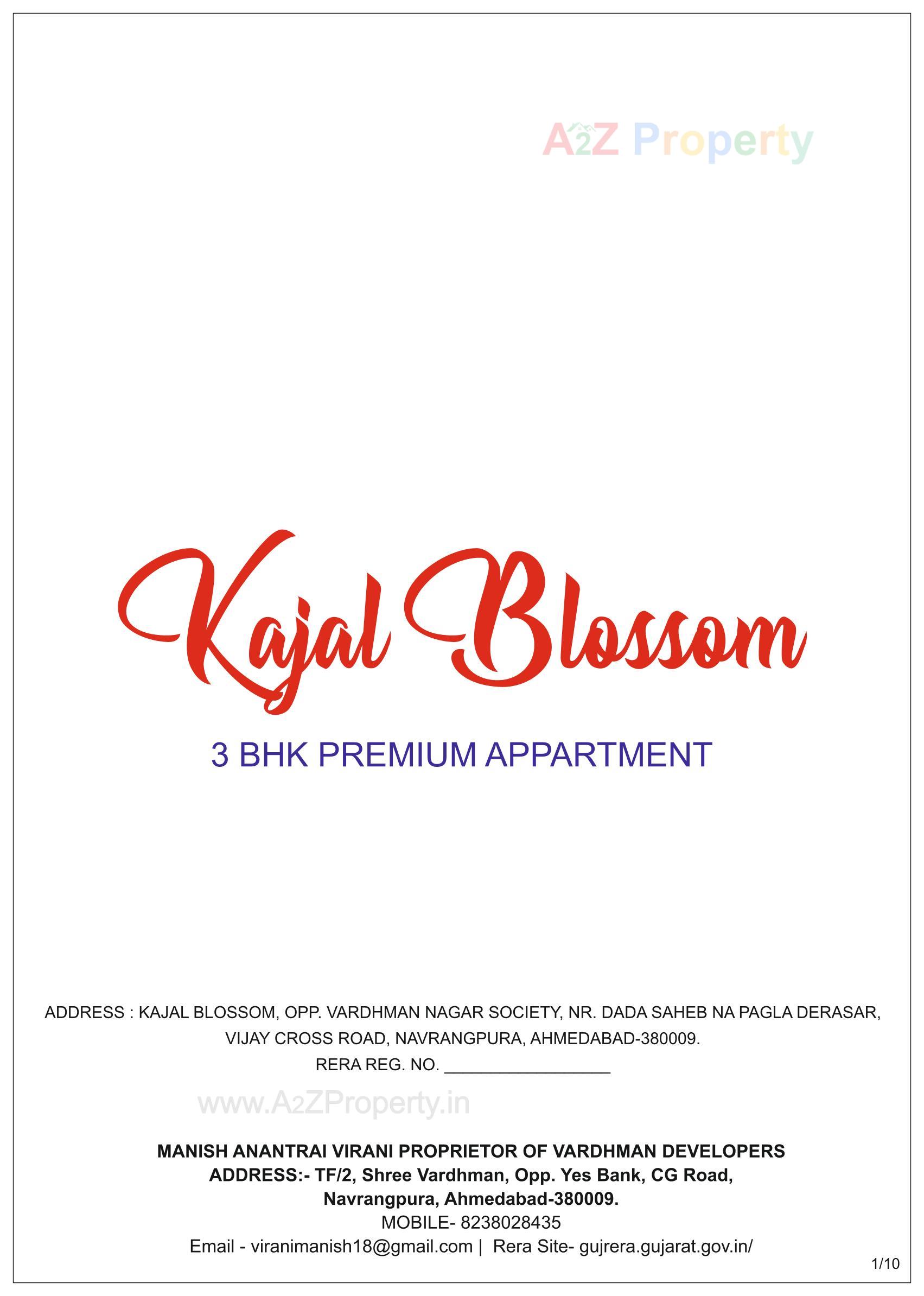  of real estate project Kajal Blossom located at Shekhapur--khanpur, Ahmedabad, Gujarat