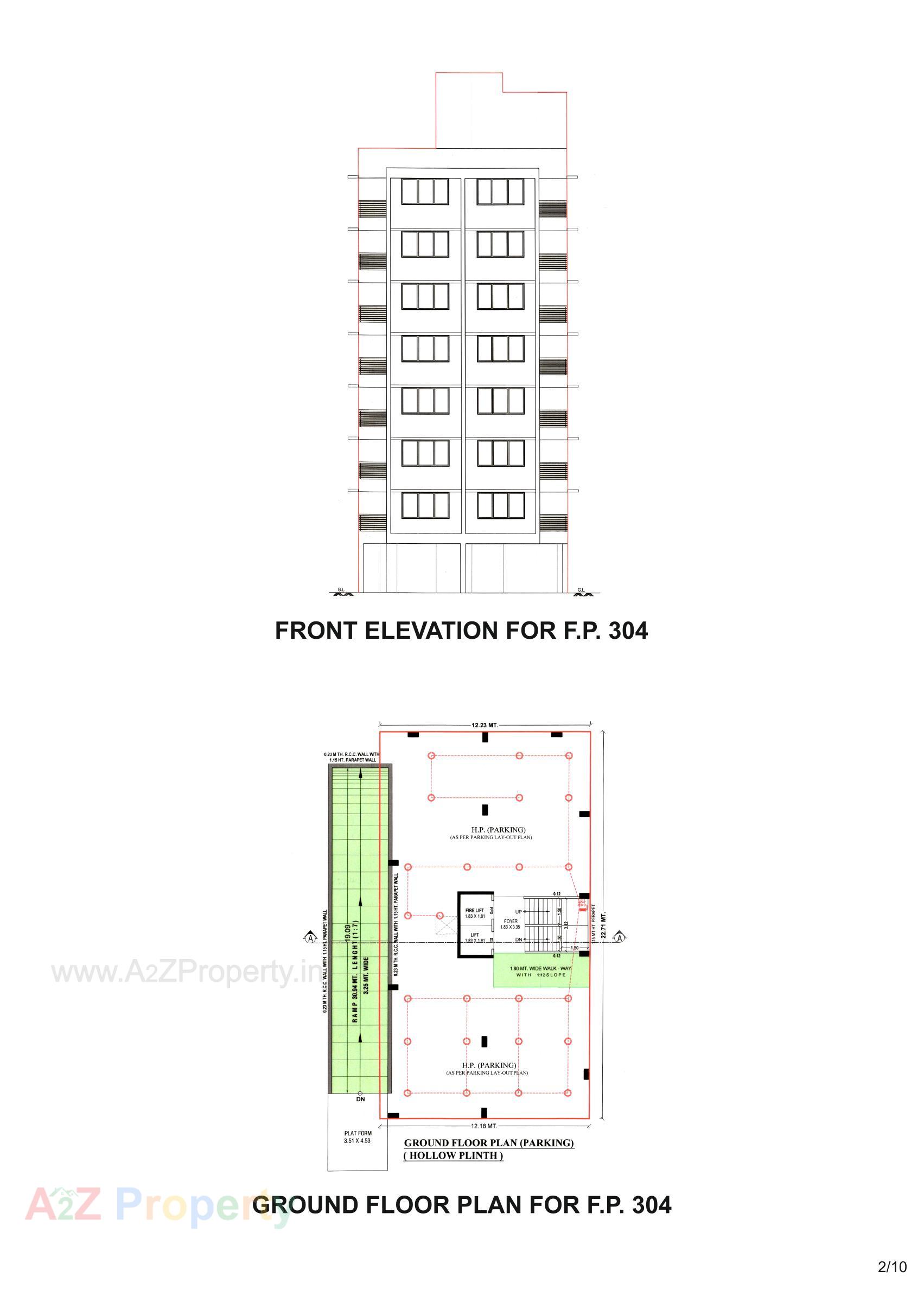 Layout of real estate project Kajal Blossom located at Shekhapur--khanpur, Ahmedabad, Gujarat