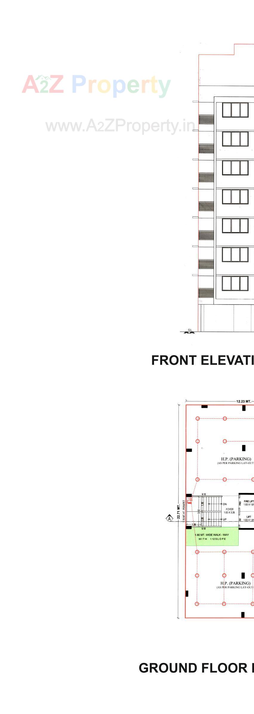 Layout of real estate project Kajal Blossom located at Shekhapur--khanpur, Ahmedabad, Gujarat